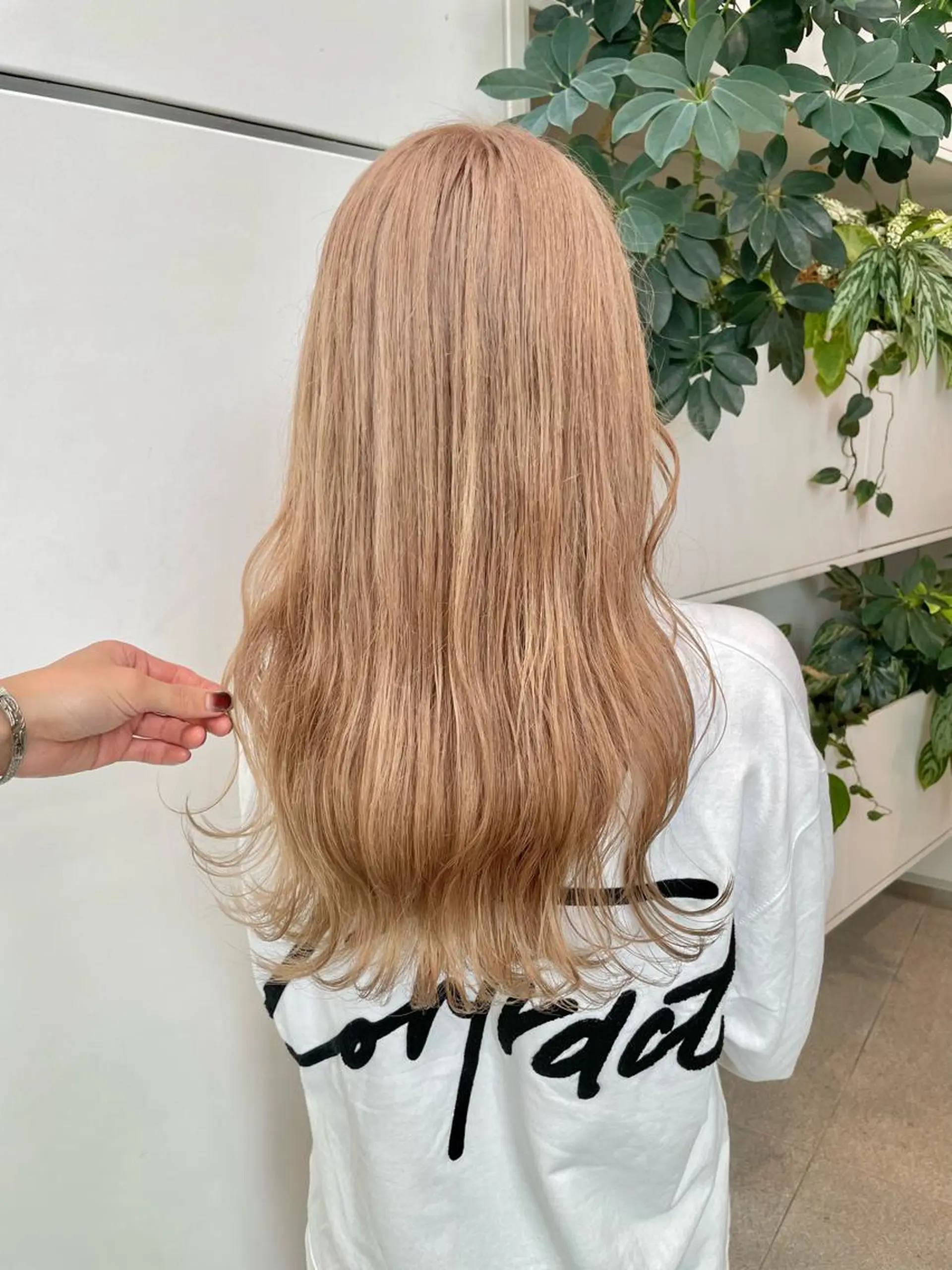 ミディアム ヘアカラー トリートメント 完全個室サロン💐 代表取締役💐梶谷のヘアスタイル