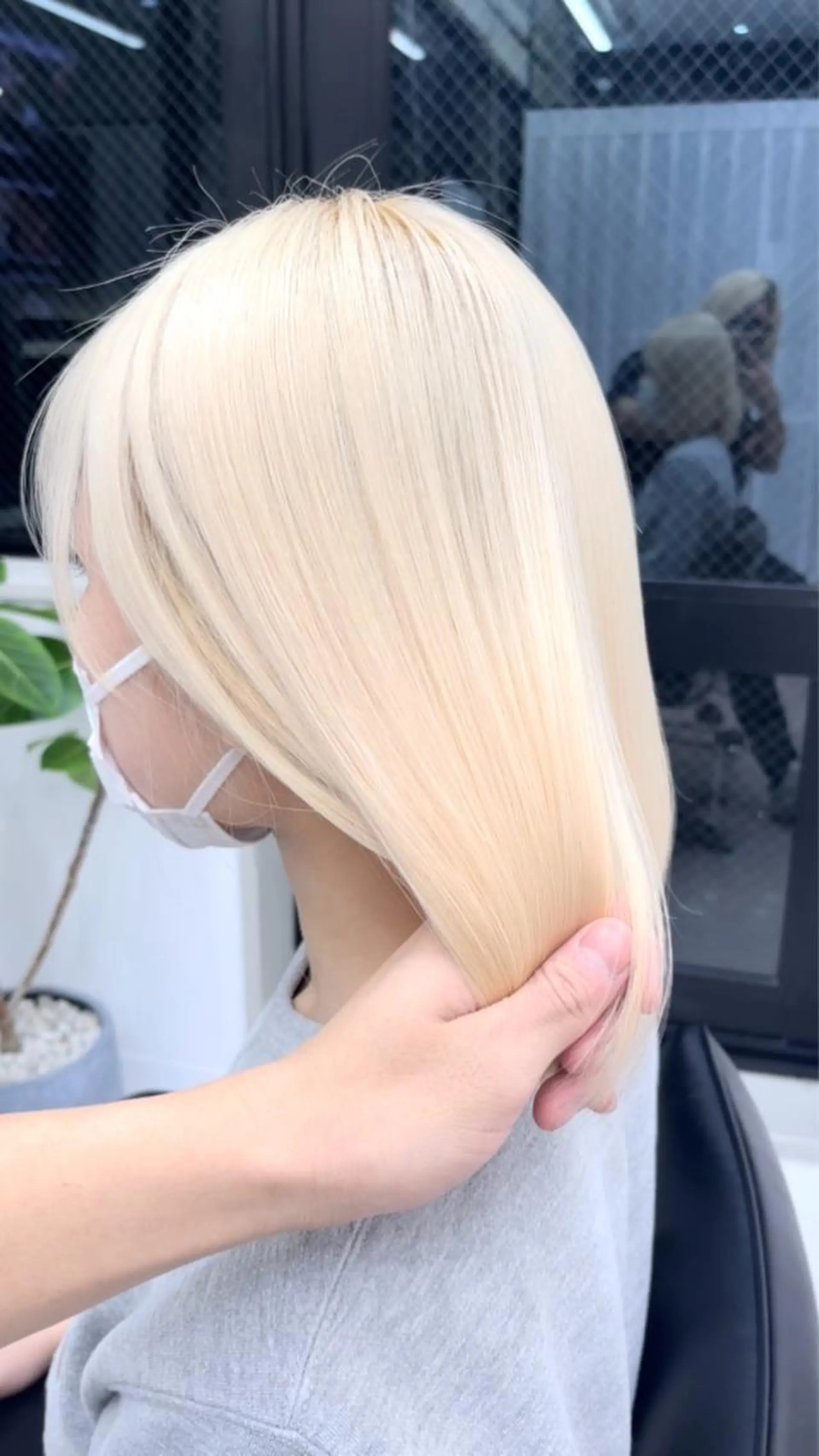 セミロング カラー 高島大登/顔周り /ミルクティーのヘアスタイル