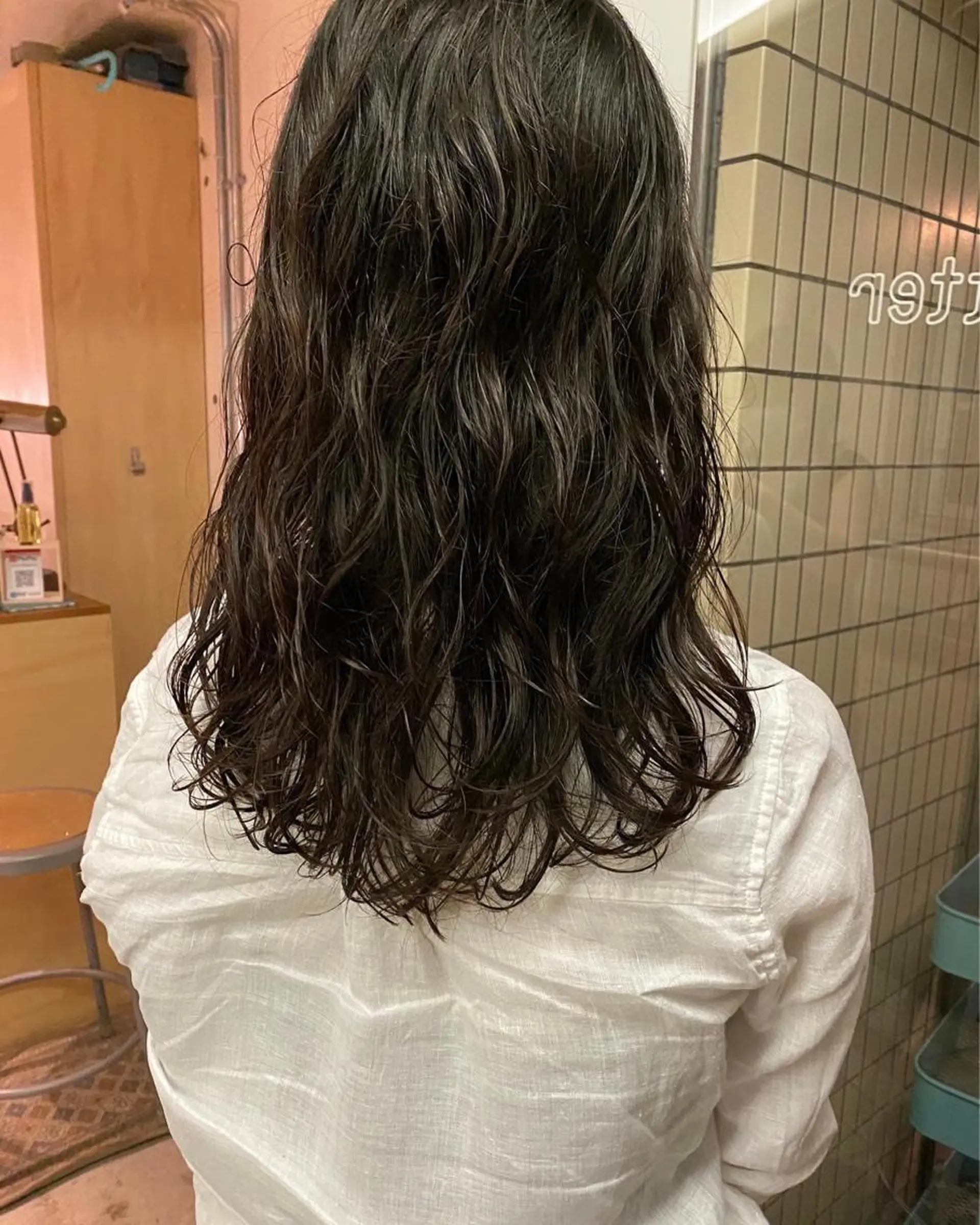 セミロング パーマ パーマ美容師 hanaのヘアスタイル