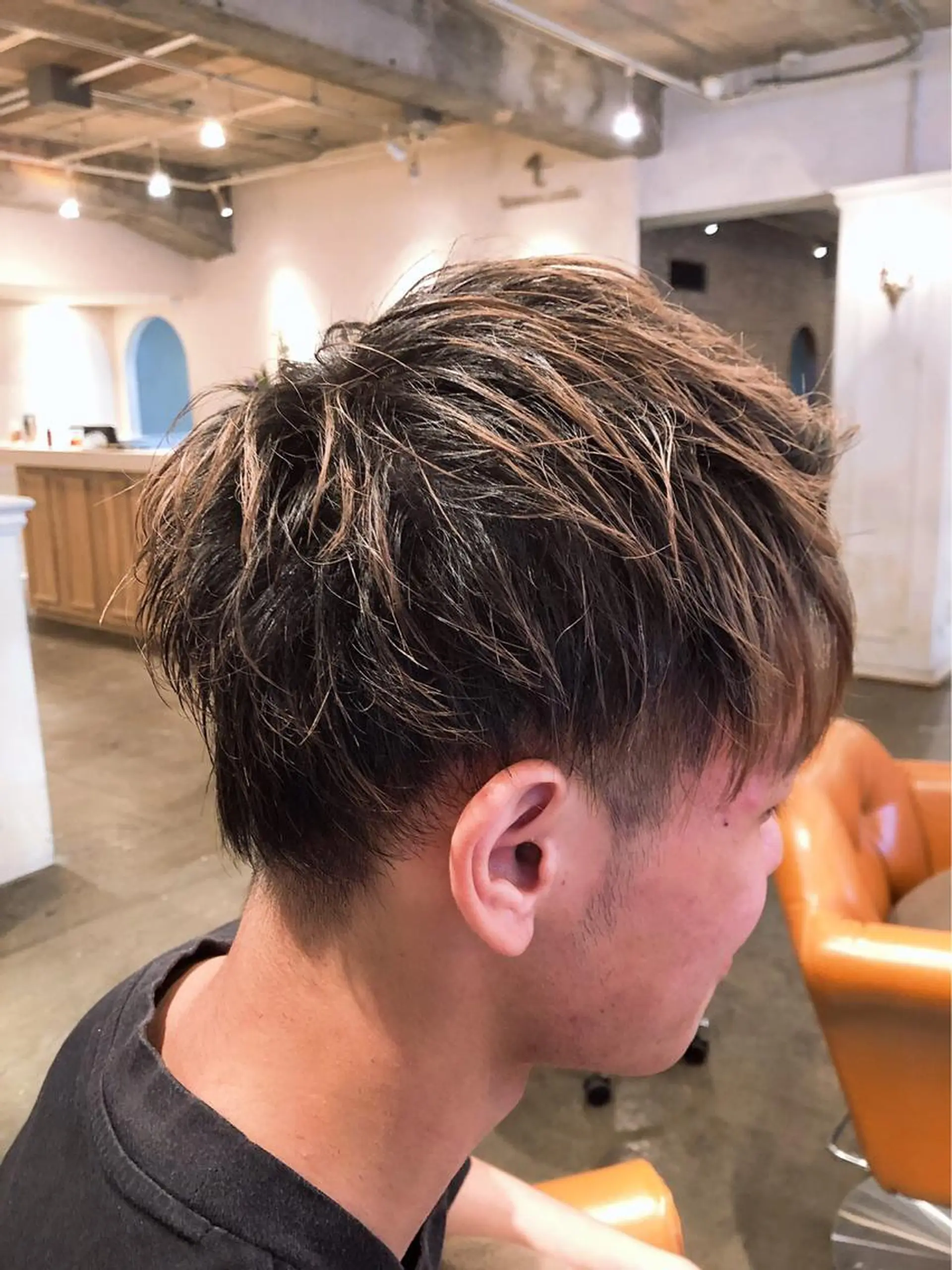 メンズ メンズベリーショート カット トリートメント 韓国風カット/ 髪質改善 黒崎のヘアスタイル