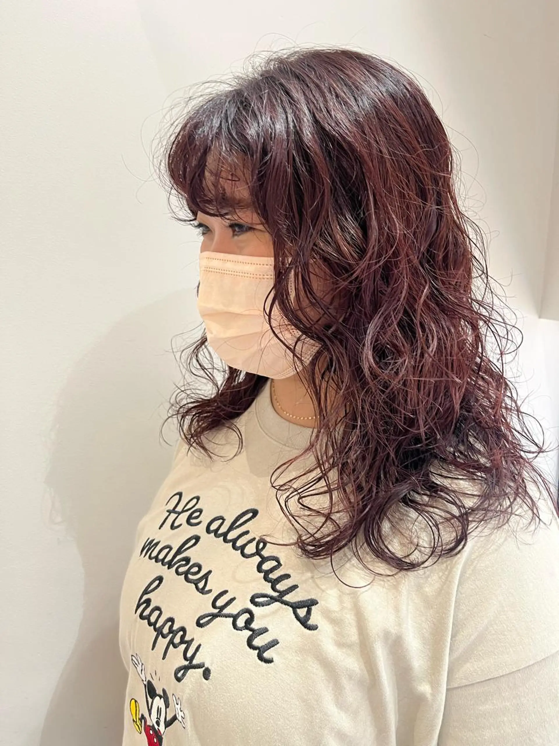 ロング カラー パーマ ニュアンスヘア☆樋口 希世☆のヘアスタイル