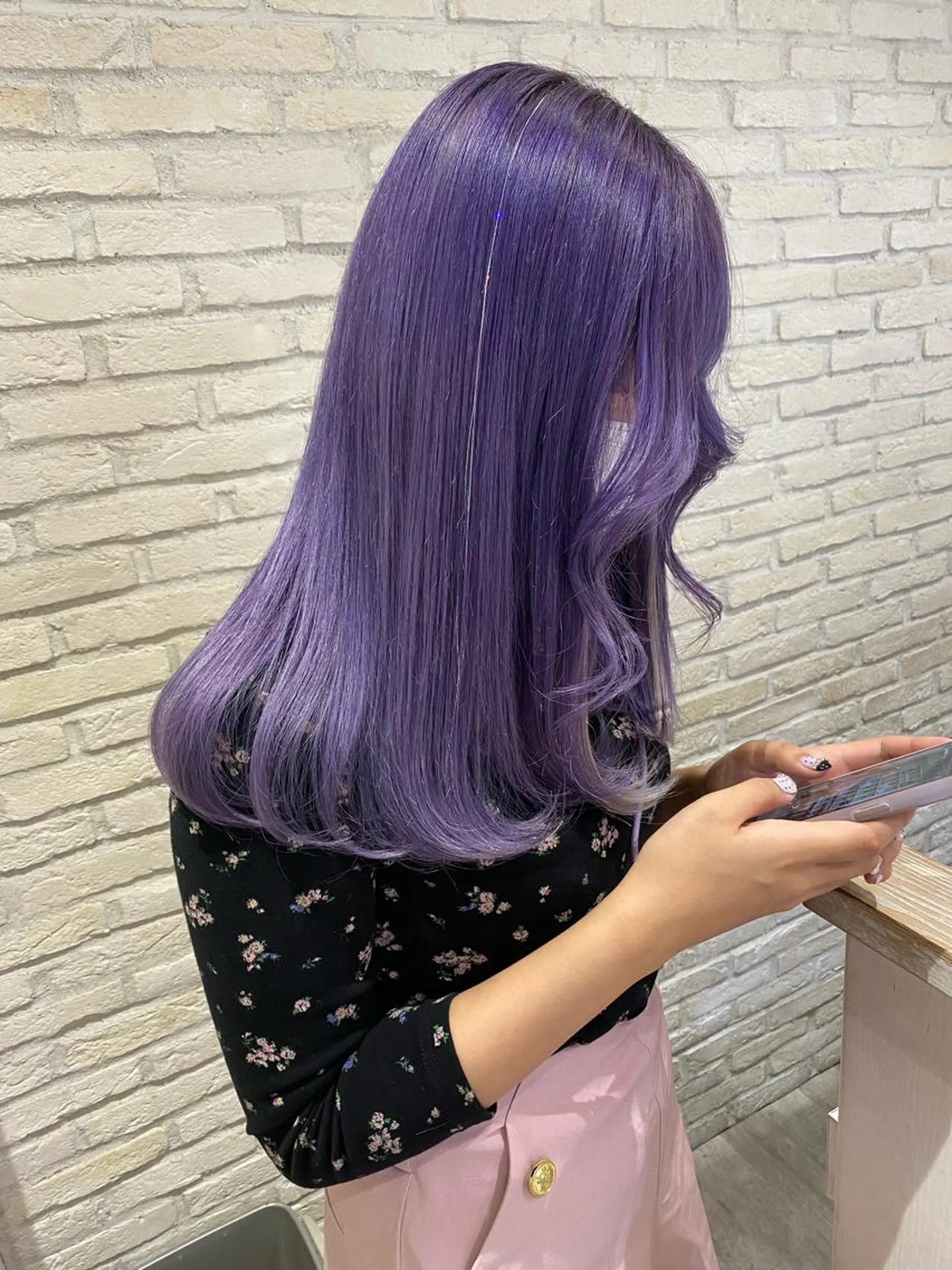 ロング カラー ヘアカラー ミユ🎀アニメカラー 🎨デザインカラーのヘアスタイル