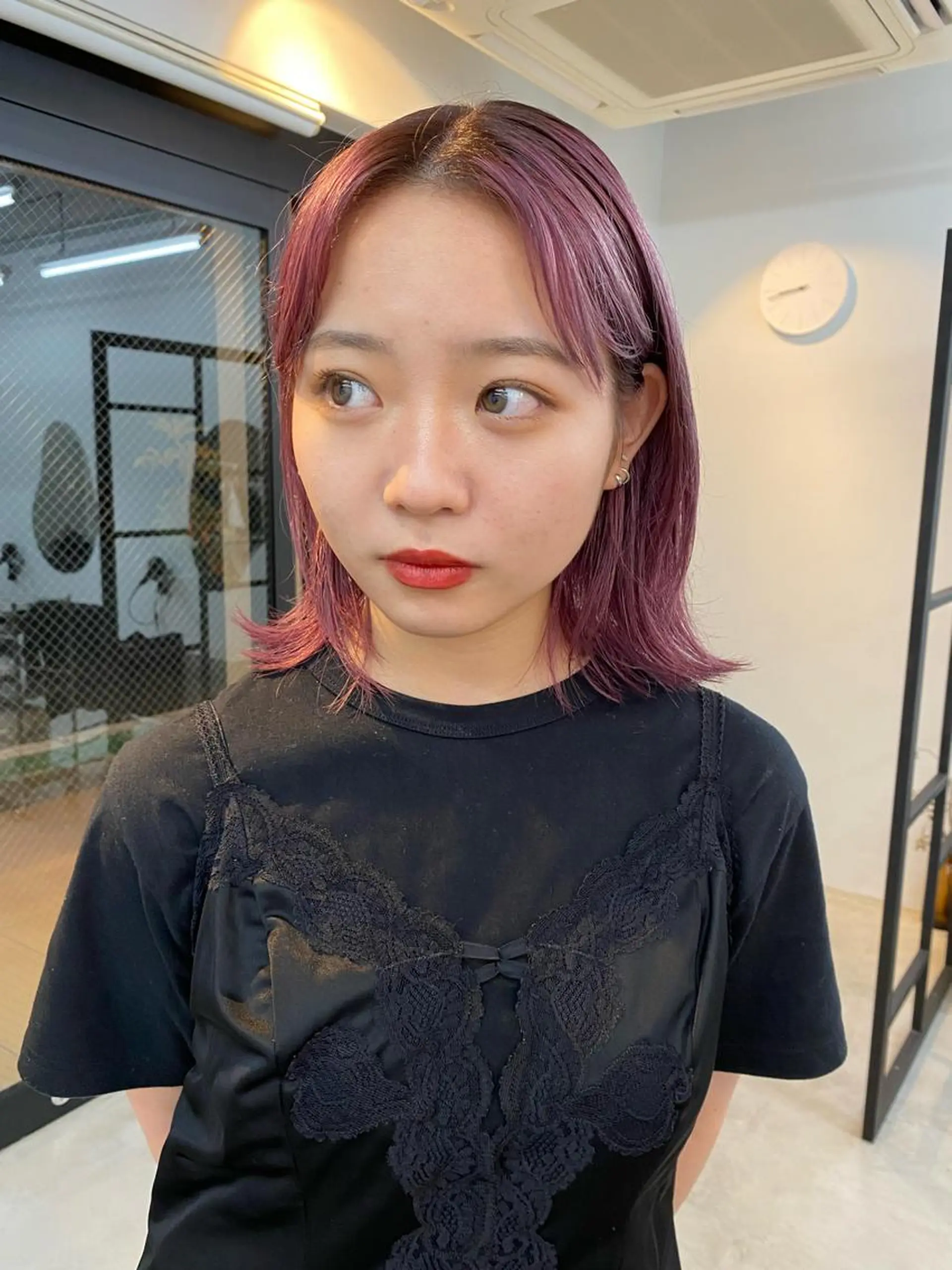 ミディアム ヘアカラー too good所属・gouru 難波美容師のヘアスタイル