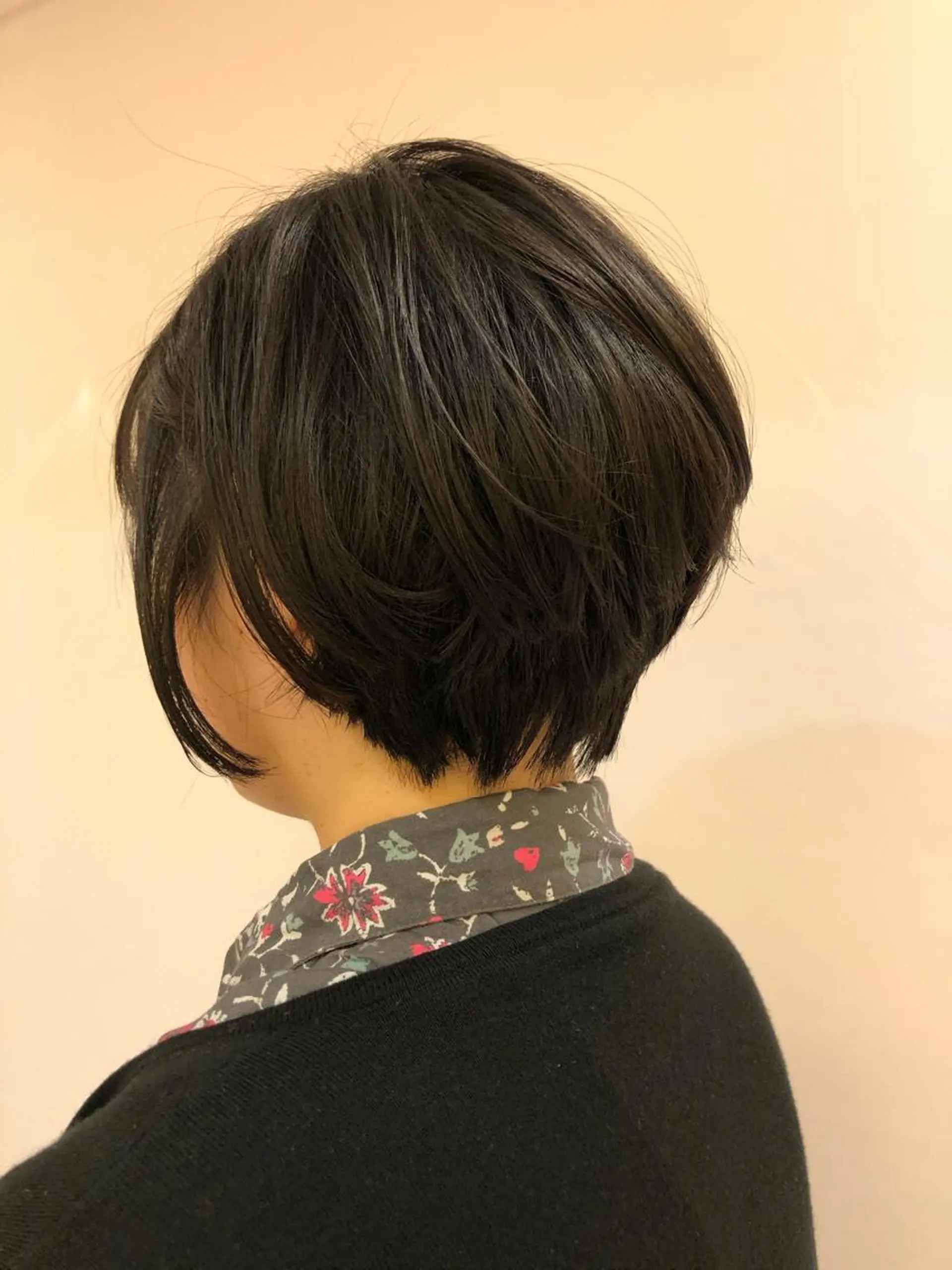 ショート ショートボブ ボブ ショートヘア 小顔カット 小野寺 モエカのヘアスタイル