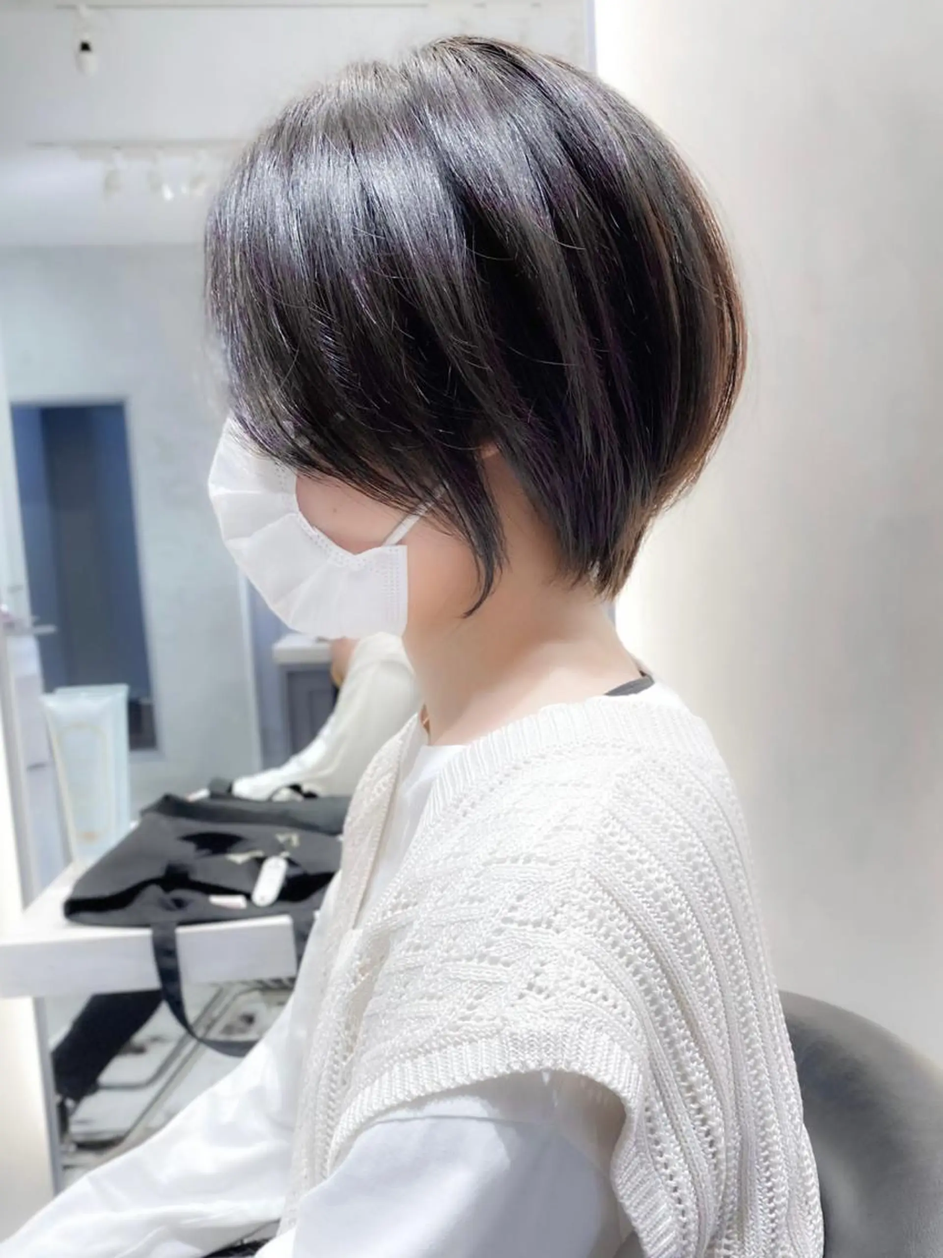 ショート カラー カット トリートメント ショート ショートボブ斉藤航人のヘアスタイル
