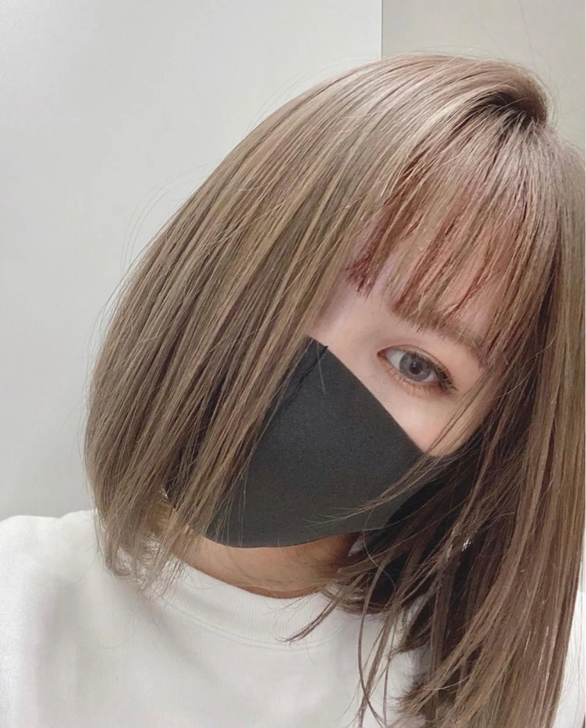 ミディアム カラー インナーカラー ピンクカラー ピンクパープル パープルカラー 高橋胡桃🪽 ディレクターのヘアスタイル