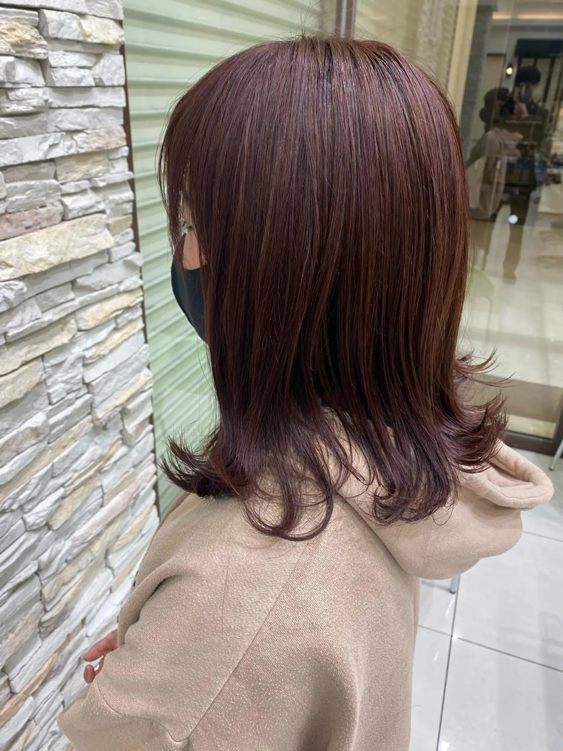 ミディアム カラー ピンクカラー ヘアカラー トリートメント Reverie ZENKO所属・Reverieアリオ /矢部世成のヘアスタイル