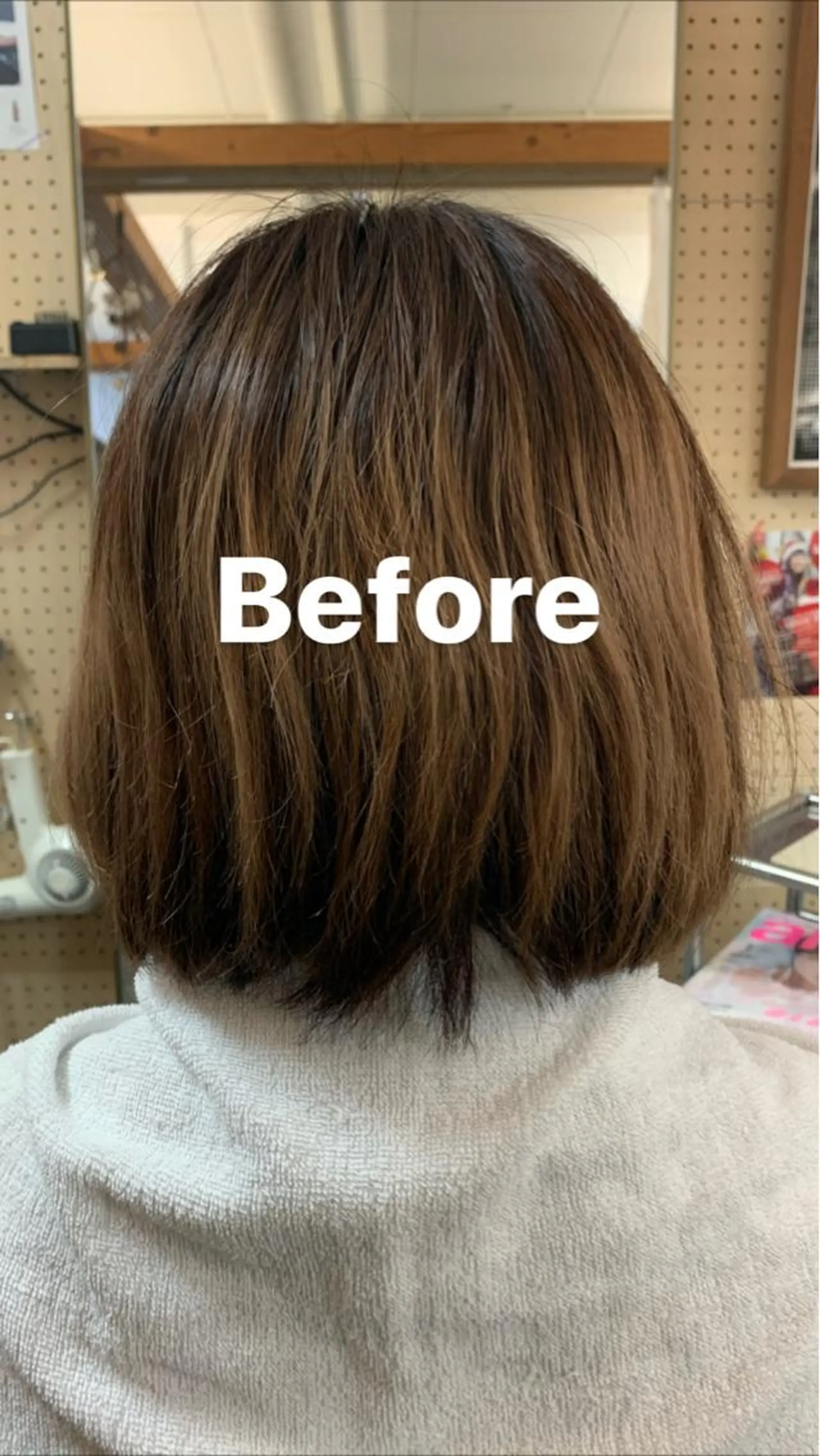 ショート 艶髪color💎髪 質改善ストレート大吉のヘアスタイル