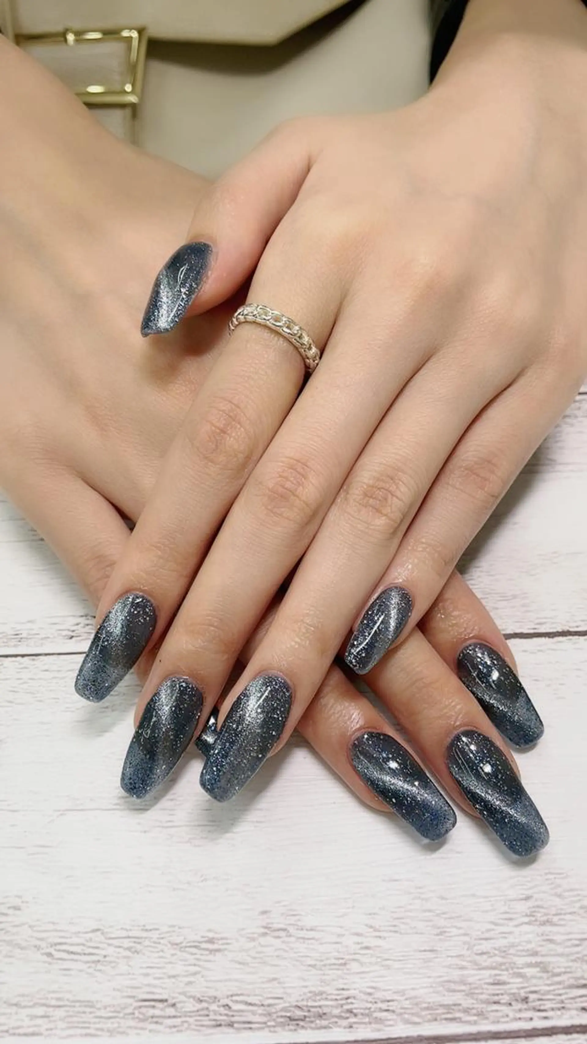 ネイル チークネイル 長さ出し フレンチネイル ジェルネイル ガラスフレンチ ハンドネイル リラネイル すみれのネイルデザイン