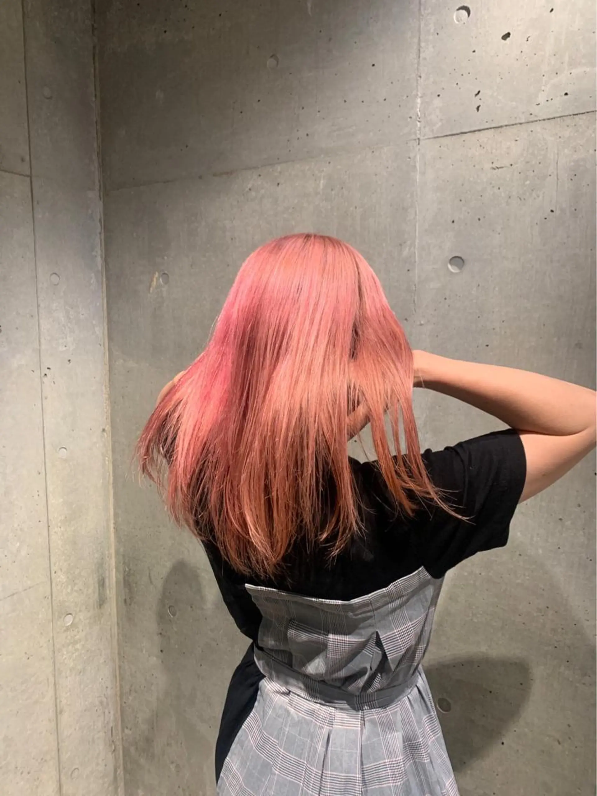 セミロング カラー ヘアカラー トリートメント ENORE 青山店所属・🫧縮毛矯正専門店/ 髪質改善プロ直輝🫧のヘアスタイル