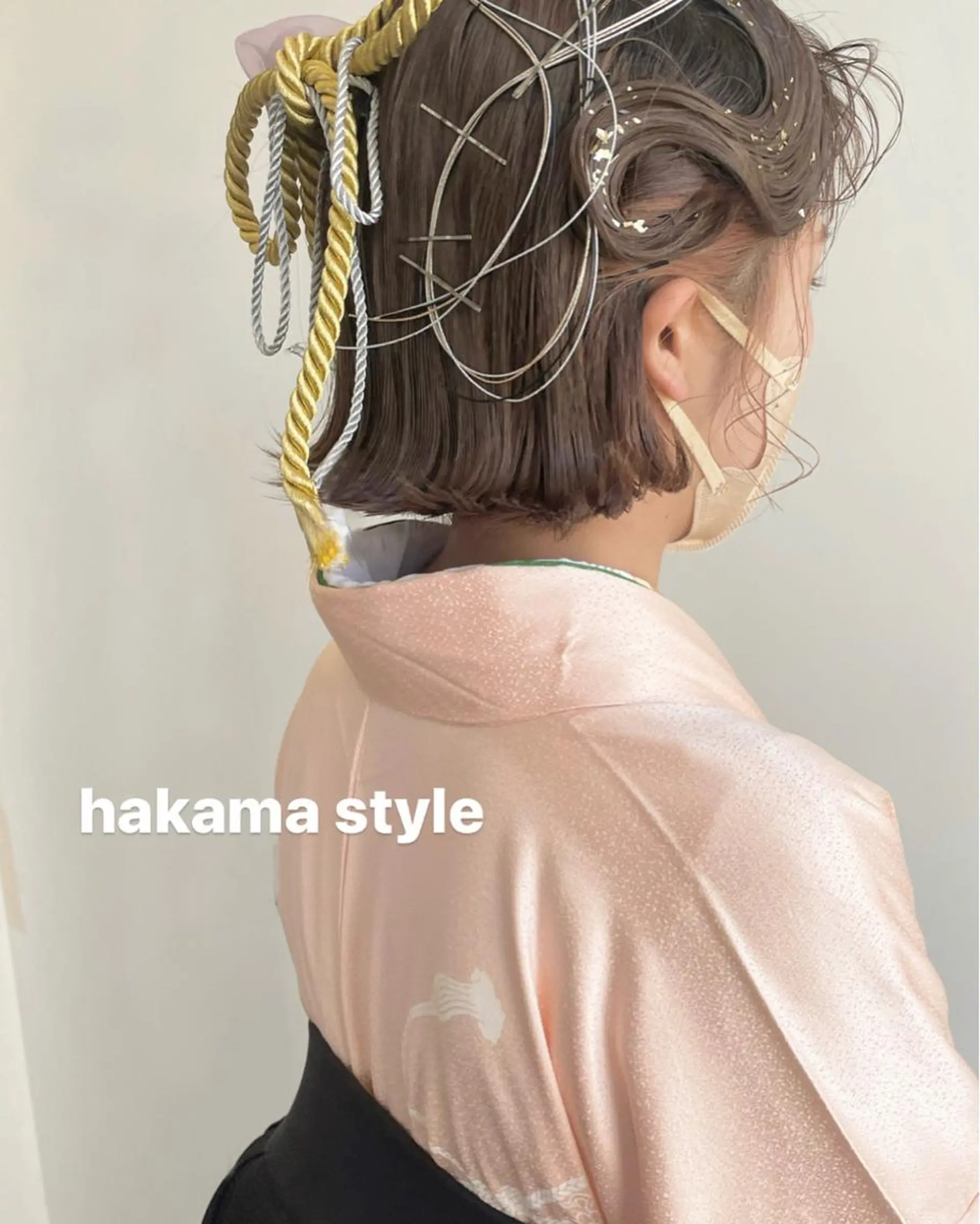 ミディアム ヘアアレンジ ボブ 外ハネヘア 着付け HAIR MAKE SALON new  me所属・ヘアメイク new meのその他イメージ