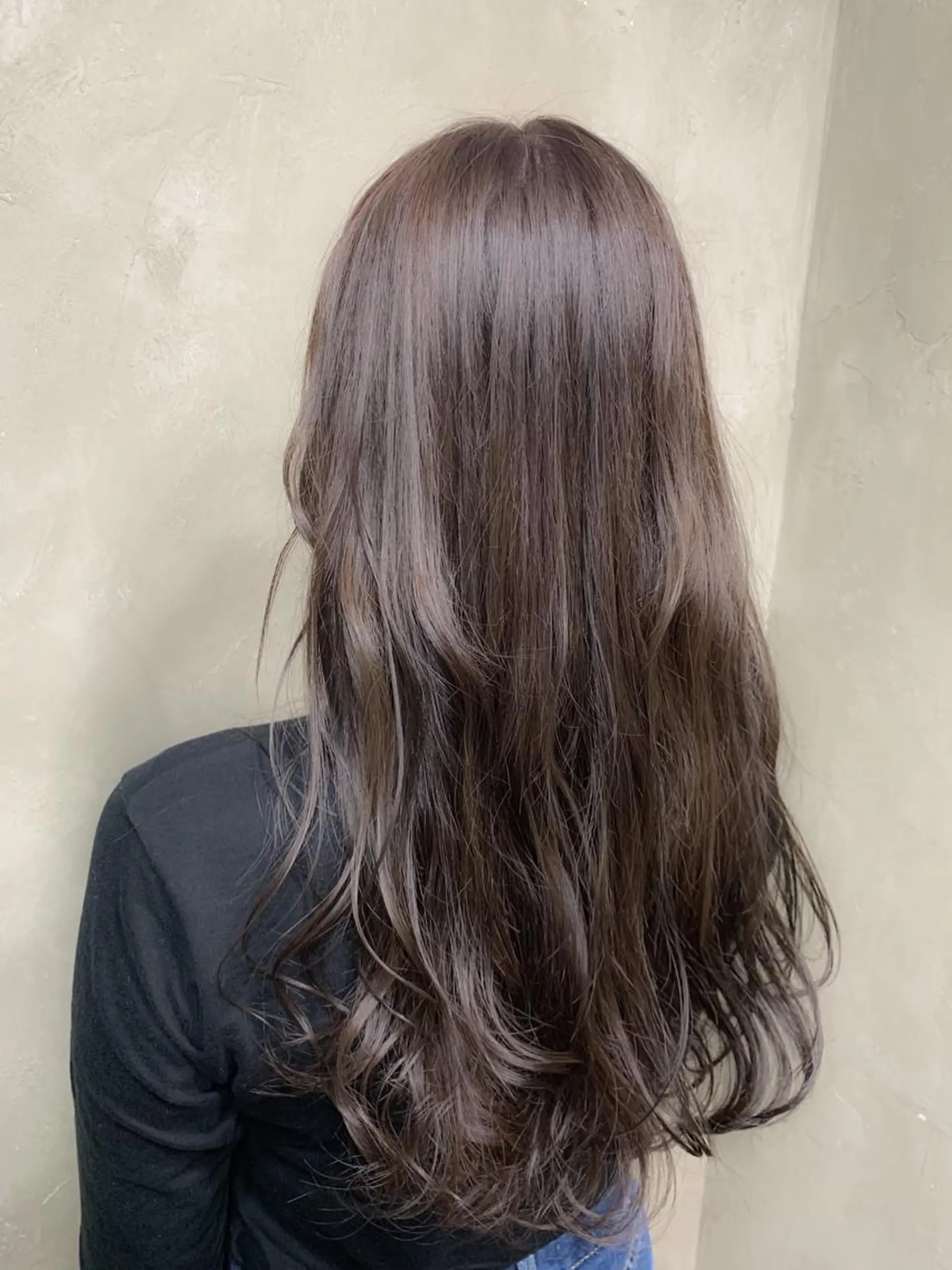 ロング カラー ベージュカラー ブリーチ ブリーチなしカラー 🌈髪質改善💕 縮毛矯正✨青木まで✨のヘアスタイル
