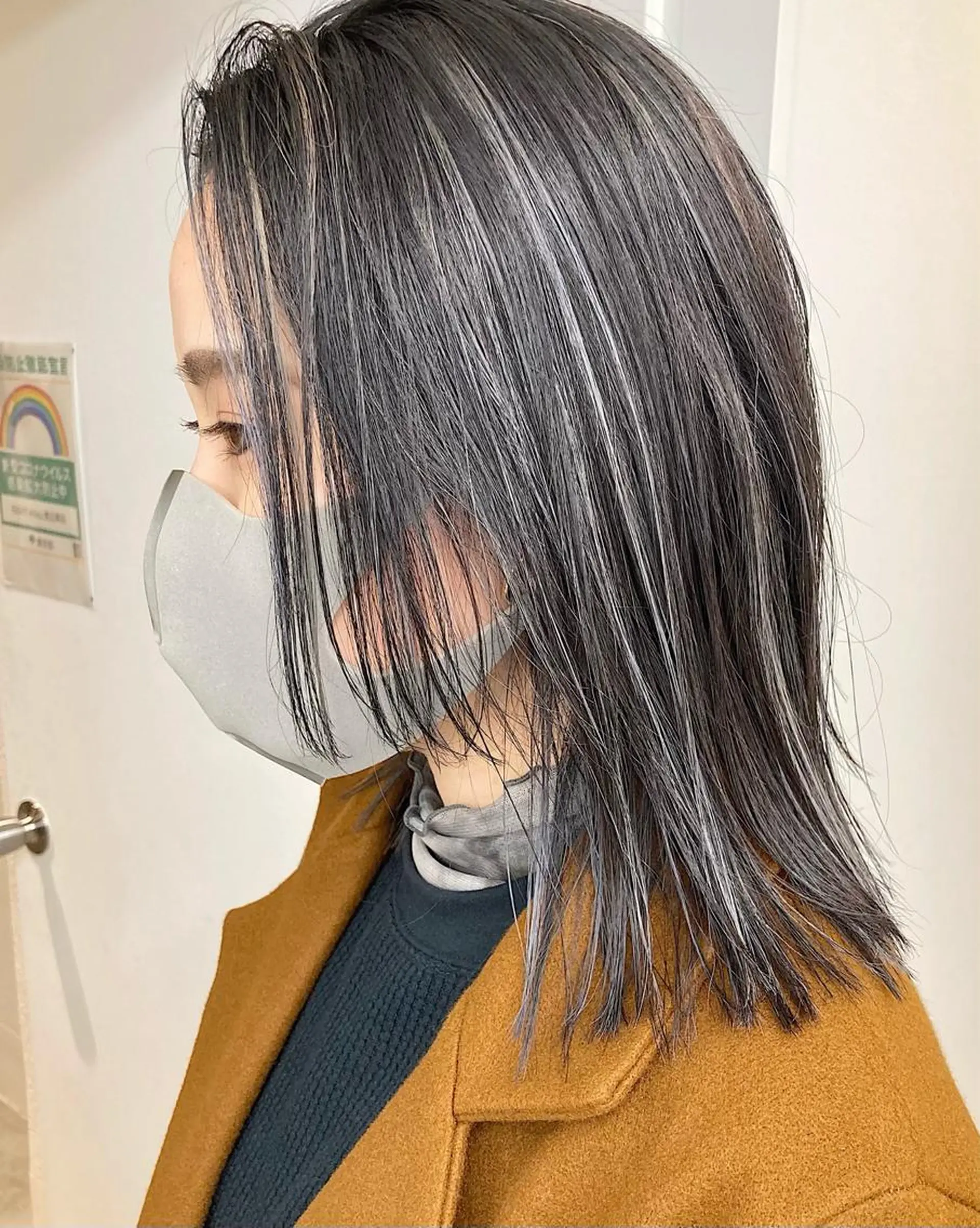 ミディアム カラー ポミエ恵比寿所属・🤎口コミ5.0 カラー好評🤎KENのヘアスタイル
