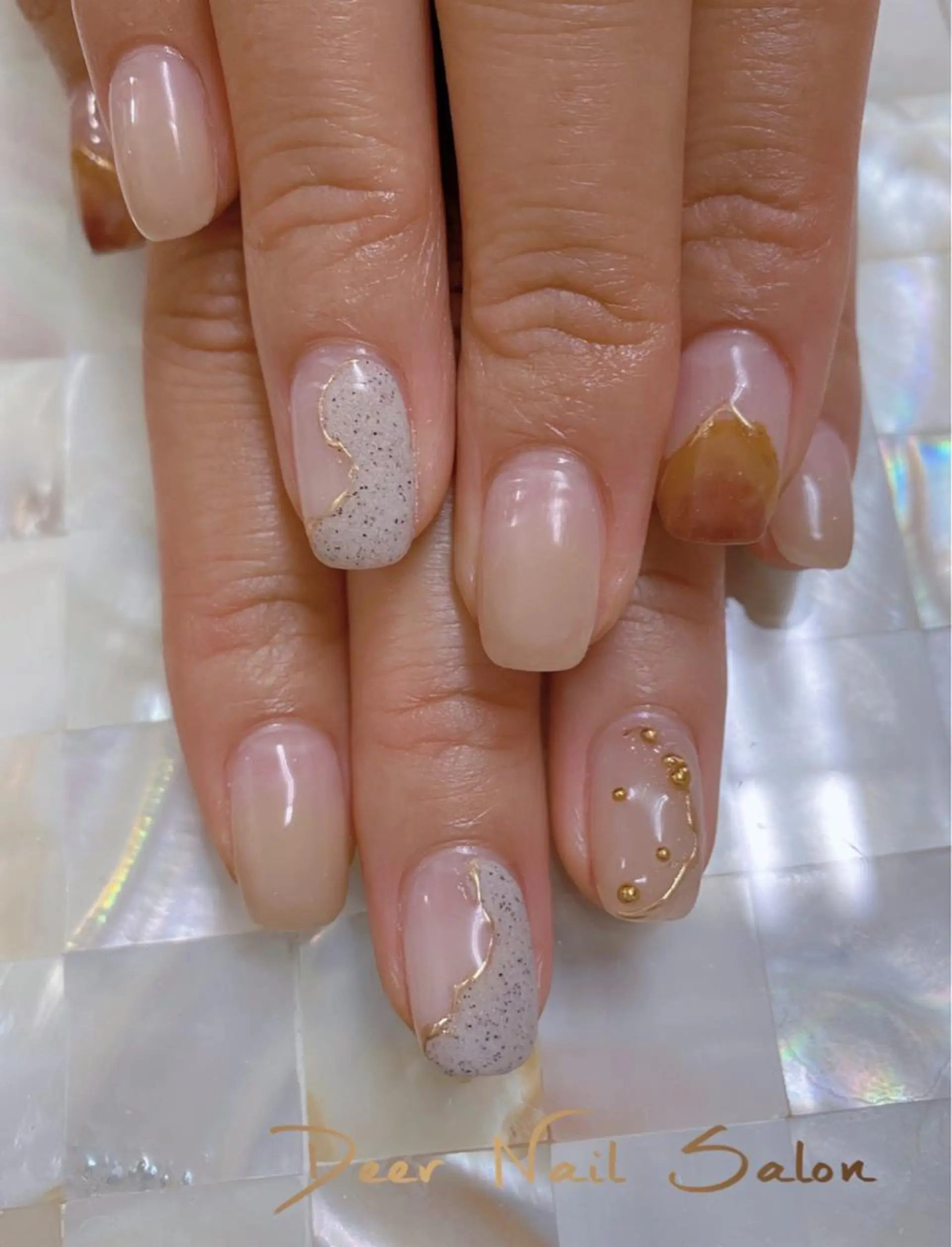 ネイル ハンドネイル Peachy 🍑のネイルデザイン