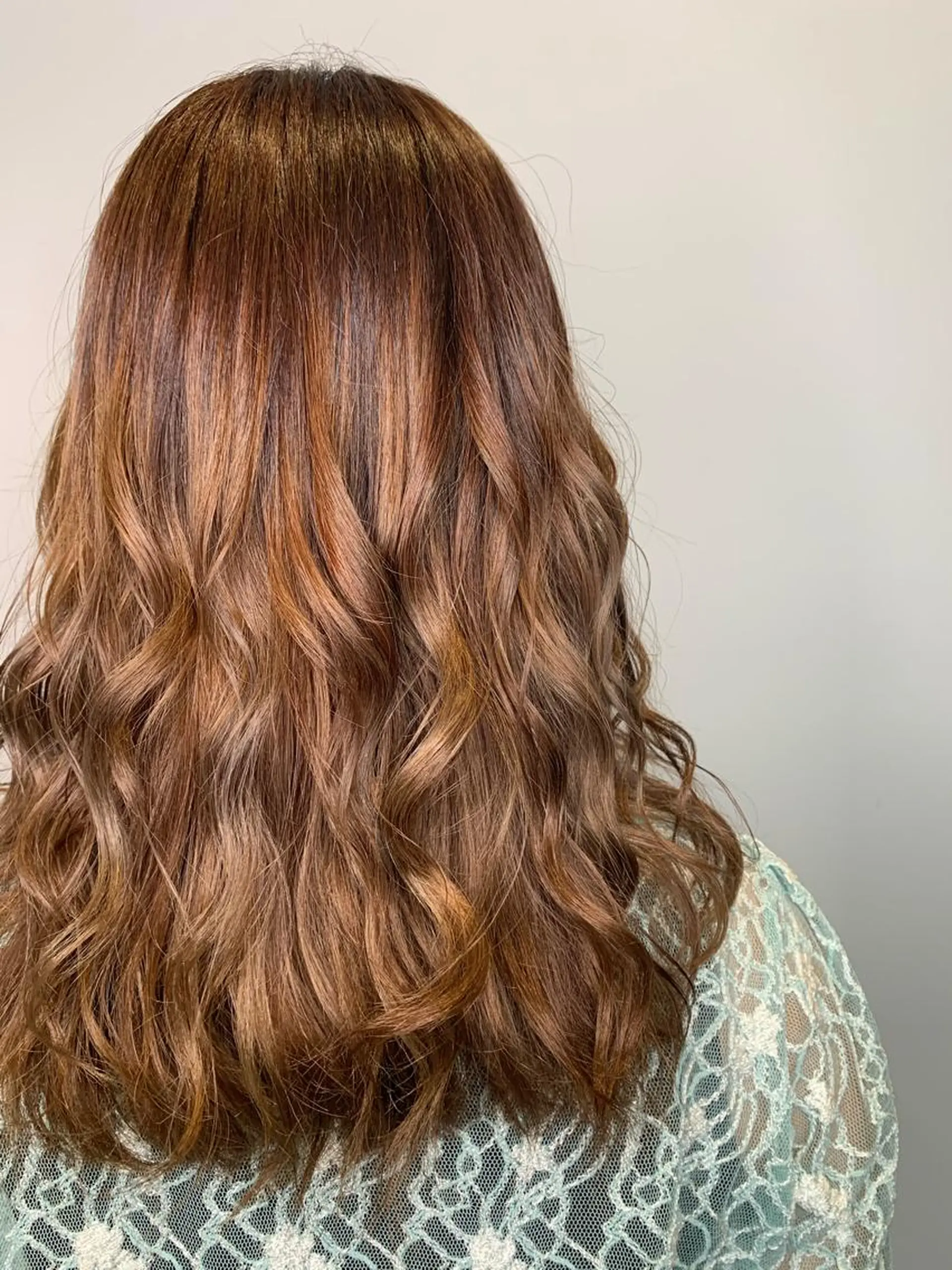 セミロング カラー ヘアアレンジ 松永 らりっさのヘアスタイル