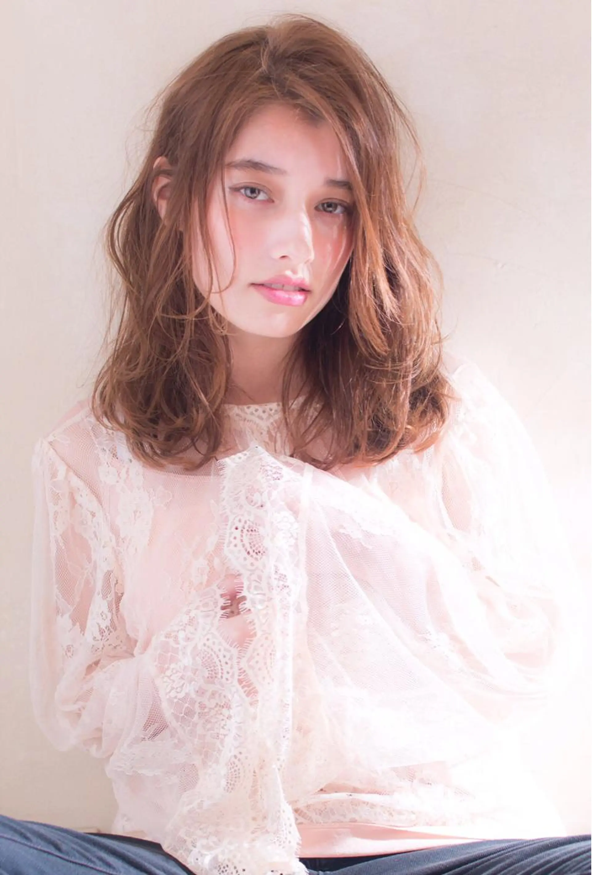 セミロング 中園 祥吾のヘアスタイル