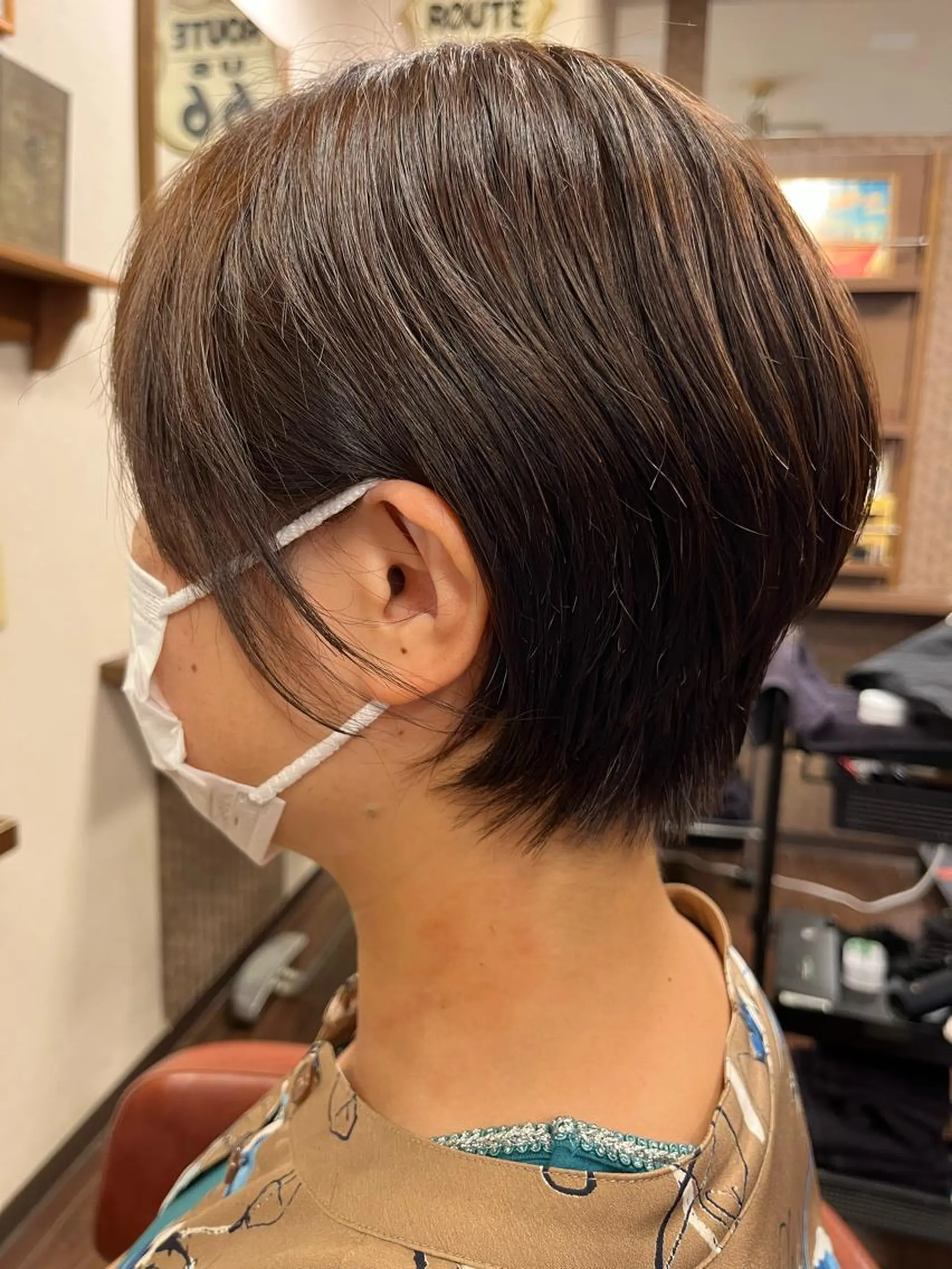 ショート カラー カット ヘアカラー liL hair lounge所属・liL hair サトウリョウタのヘアスタイル