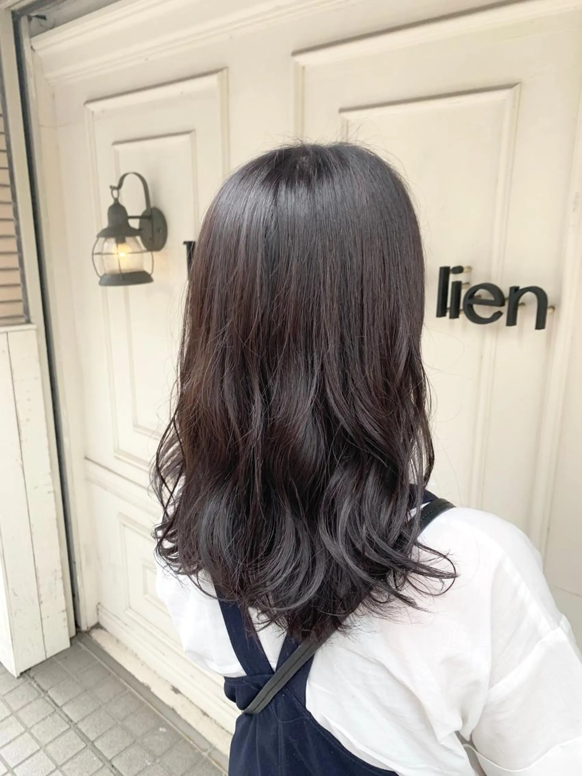 セミロング カラー 透明感カラー カット ヘアカラー ナカジマ ハルカのヘアスタイル