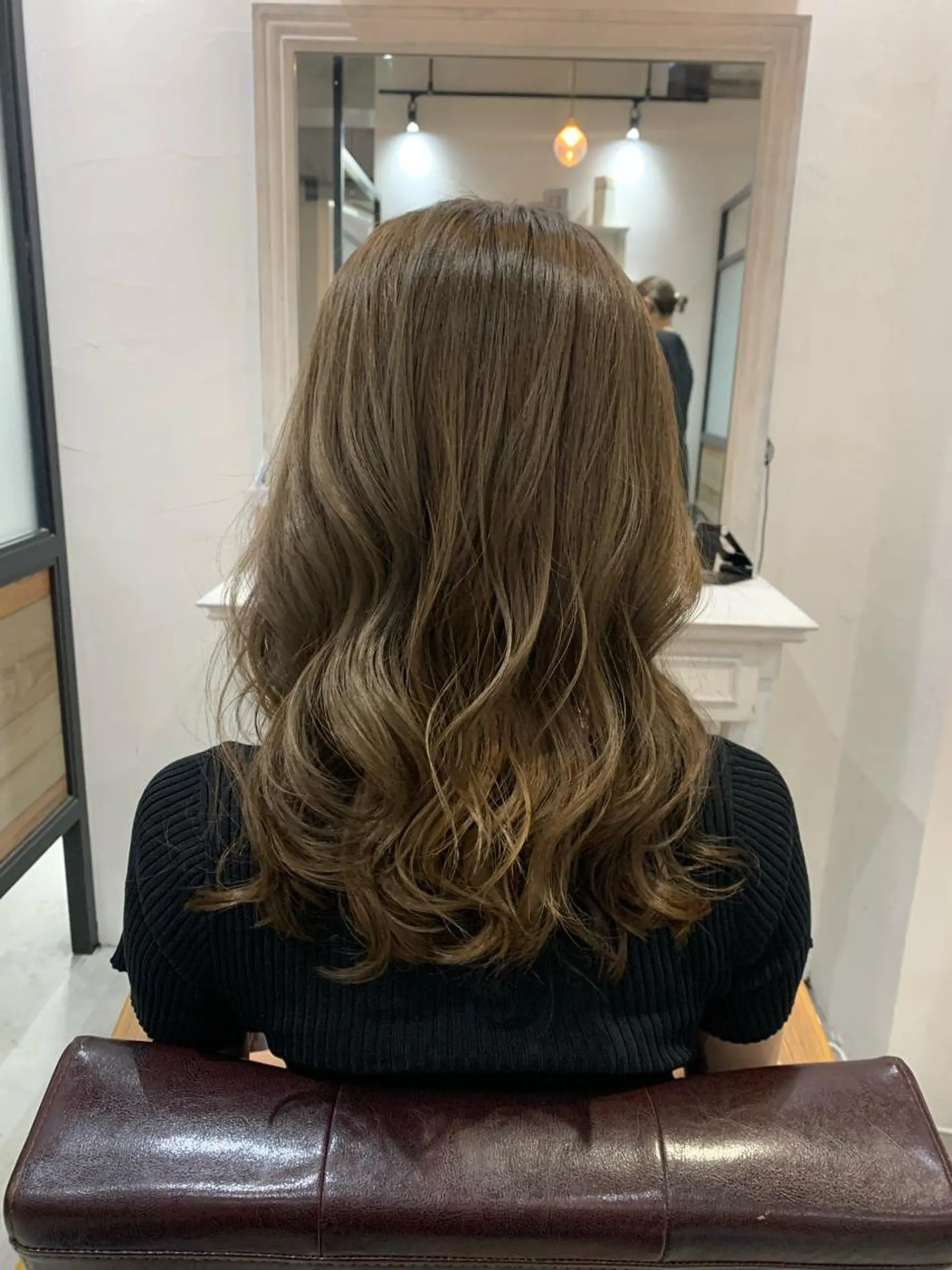 セミロング カラー ヘアアレンジ カット ヘアカラー トリートメント kei﹏ ﹏ ✄ zina博多のヘアスタイル