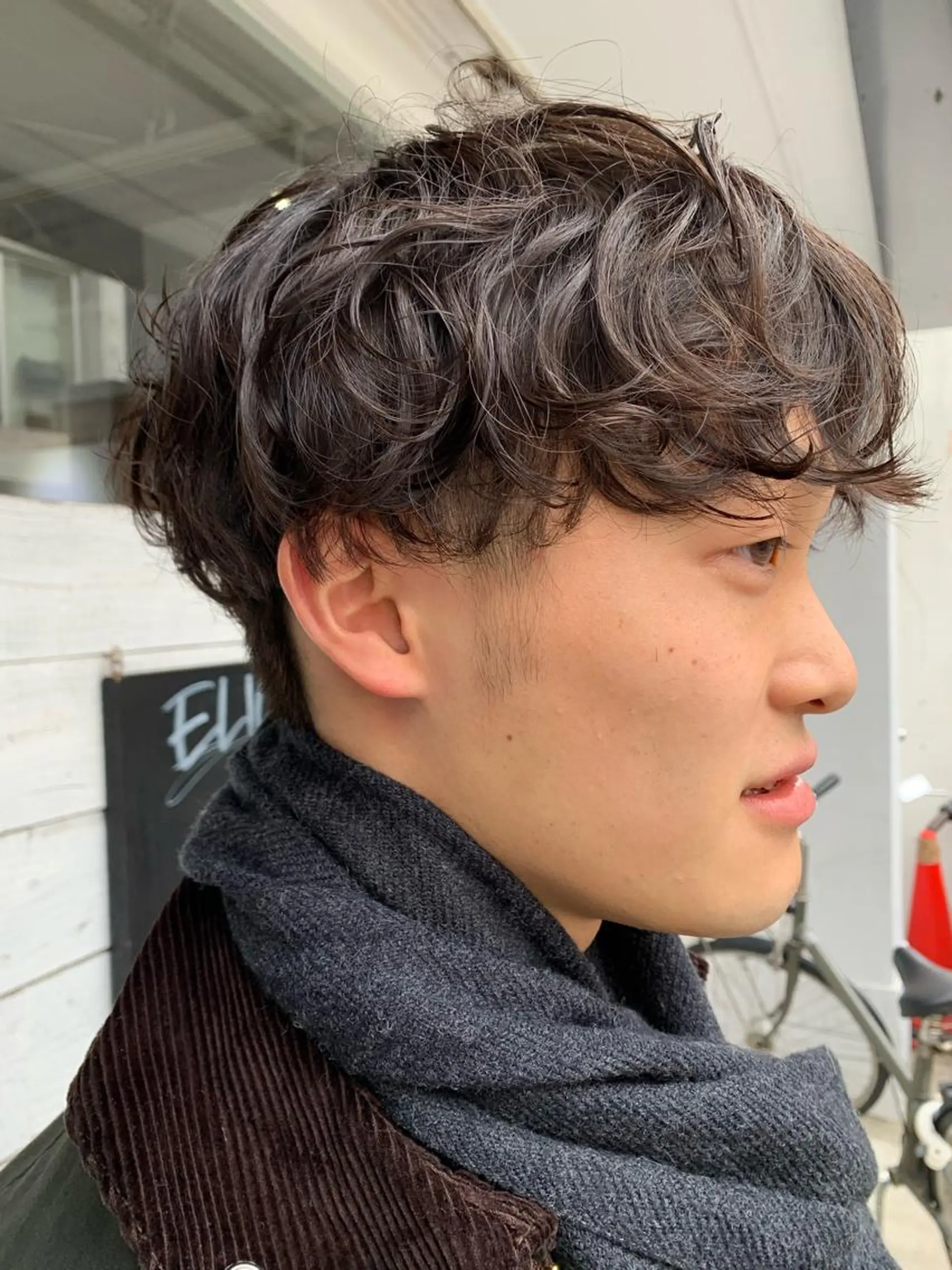 ショート パーマ カット パーマ トリートメント パーマ/透明感カラー /ボブ/吉田一生のヘアスタイル