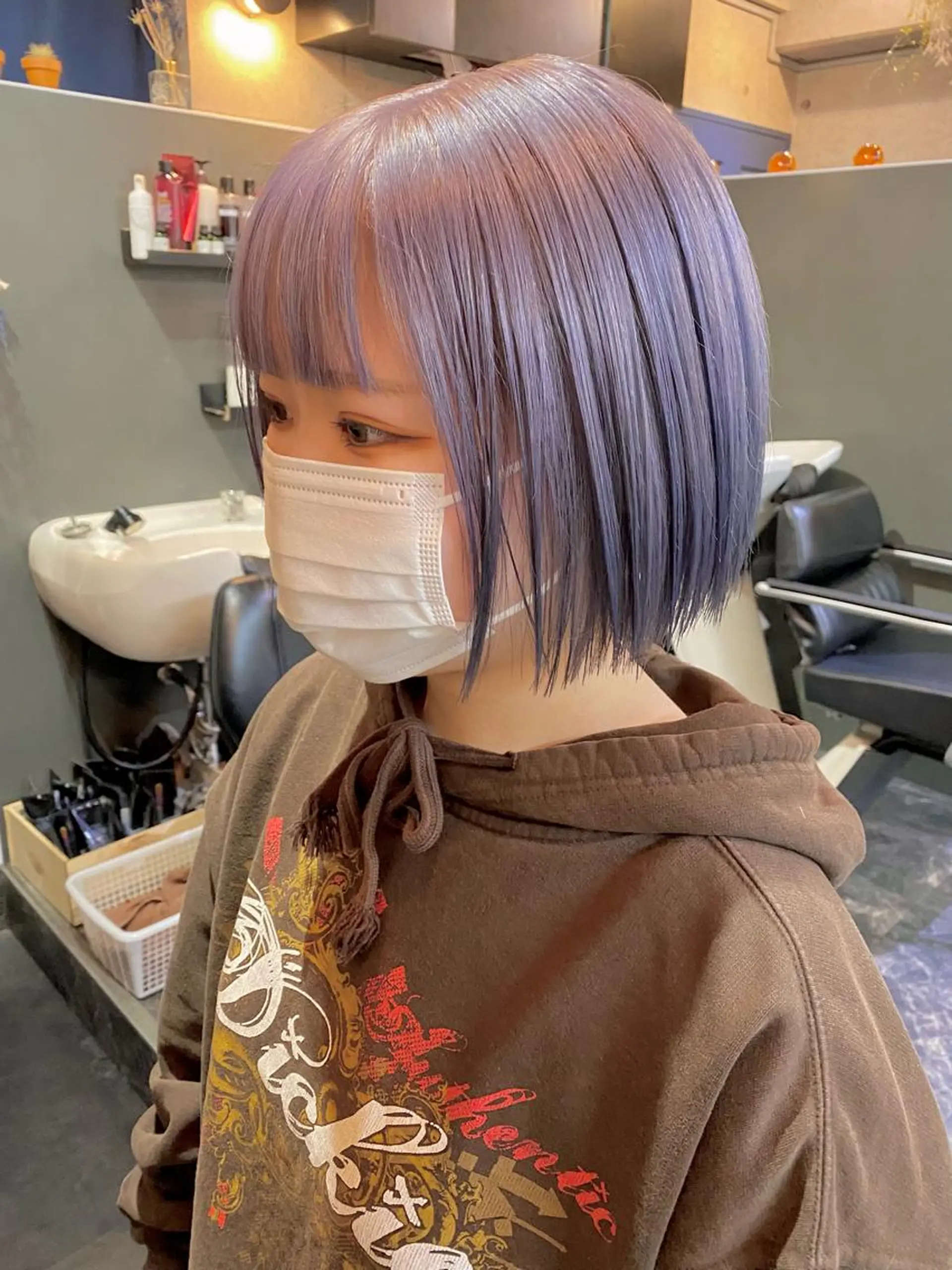 ショート カラー ヘアカラー トリートメント MORROW所属・⭕️ダメージレス特化 髪質改善🥇丸山憲人のヘアスタイル