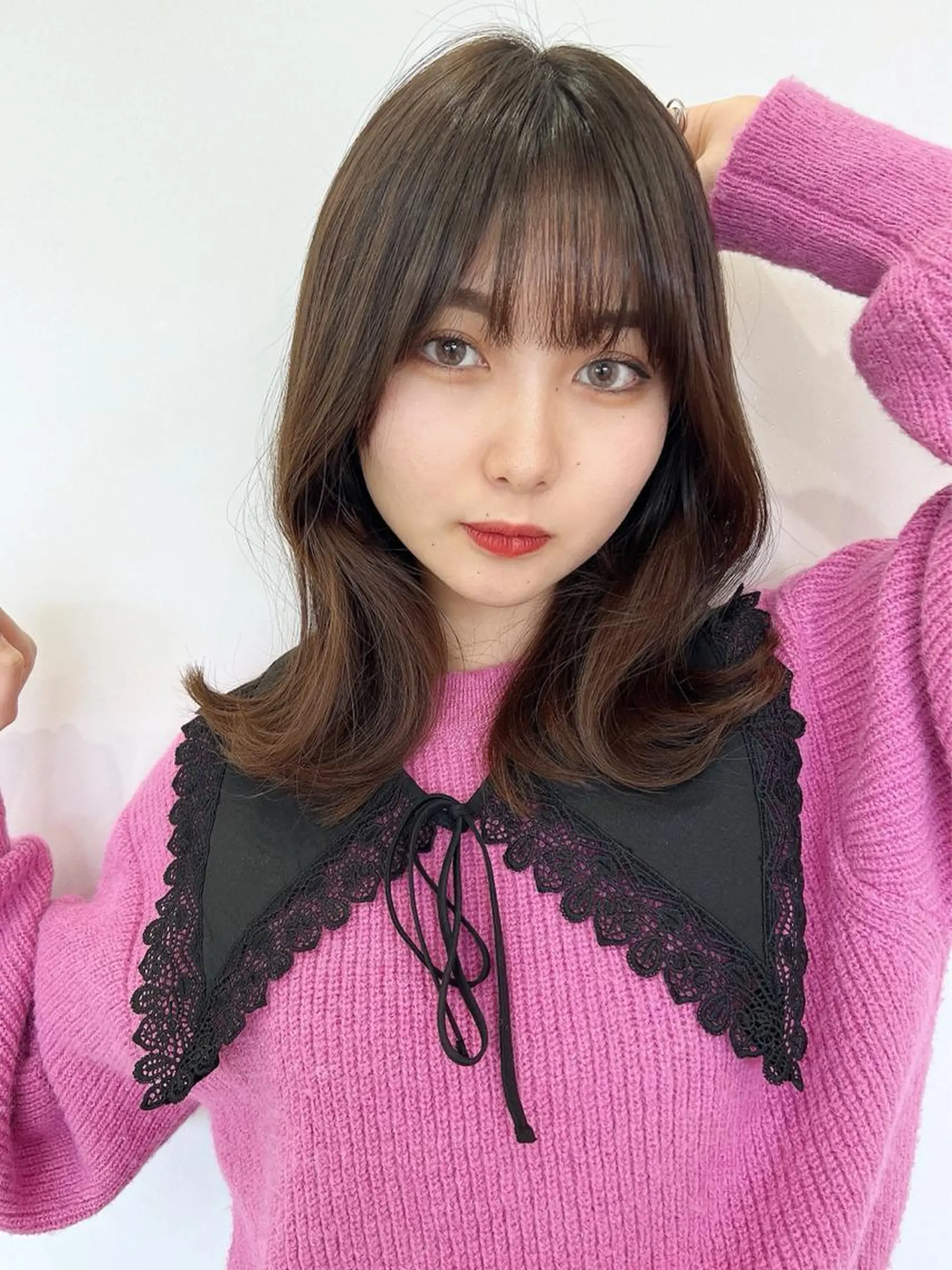 ミディアム カラー カット 韓国ヘア×髪質改善 /yoshikaのヘアスタイル
