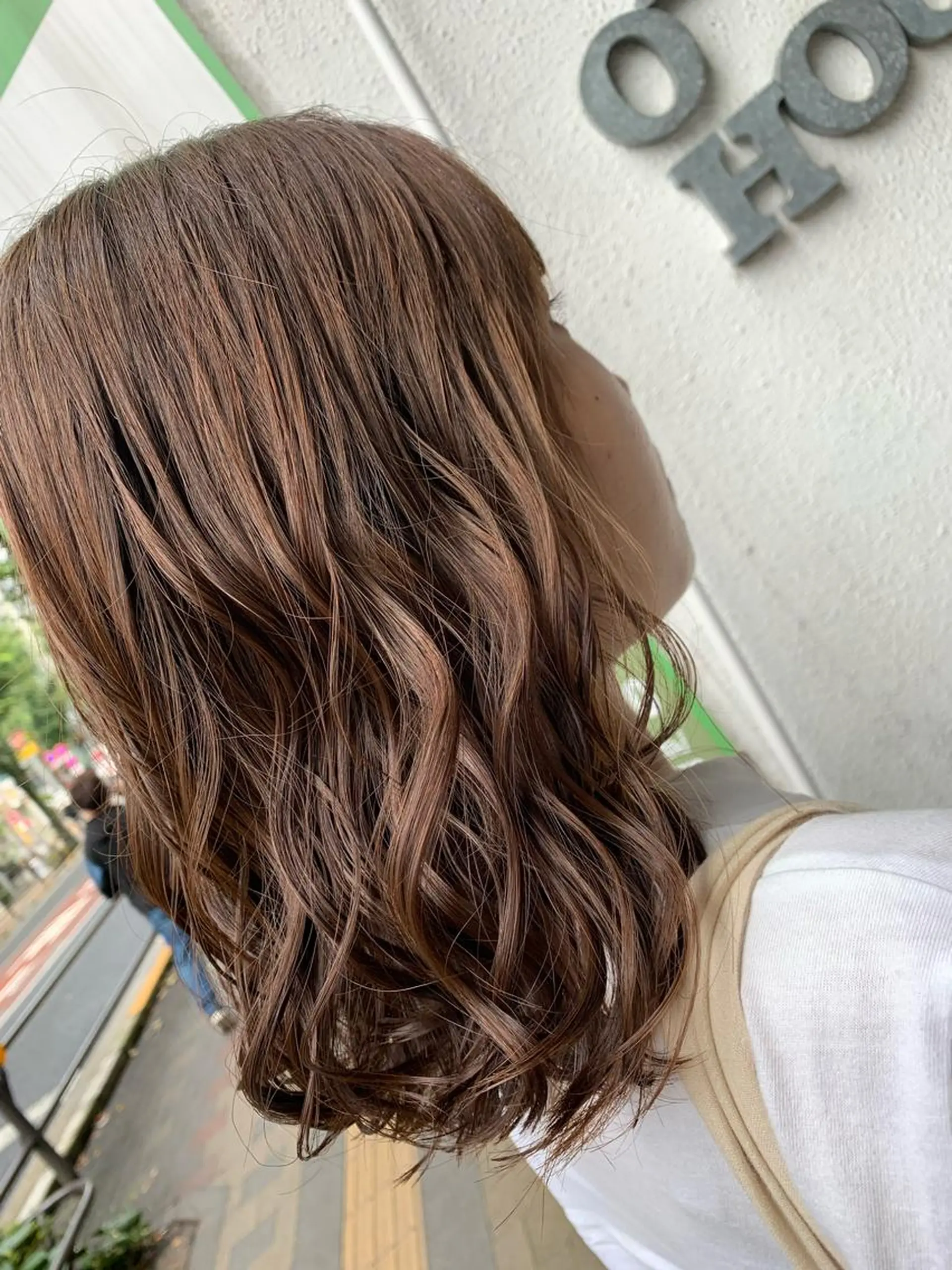 ミディアム ヘアカラー トリートメント 丸山 亜加理のヘアスタイル
