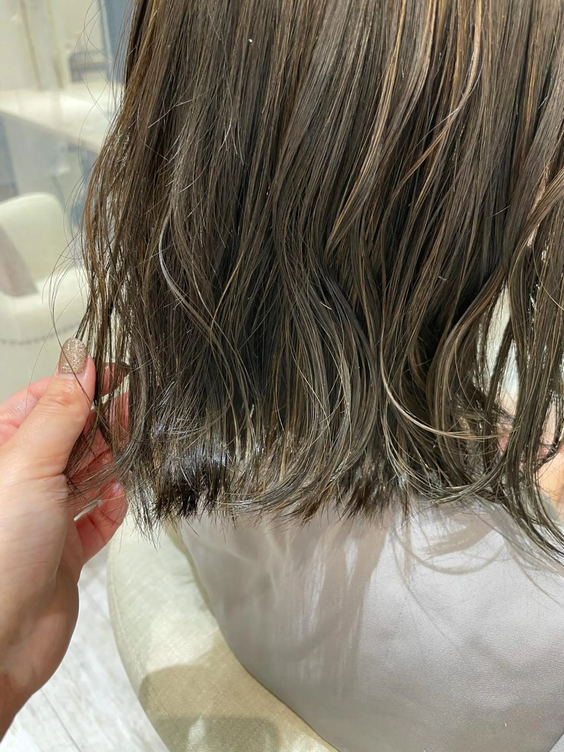 ミディアム カラー Chiho / 梅田 / ボブ/ パーマのヘアスタイル