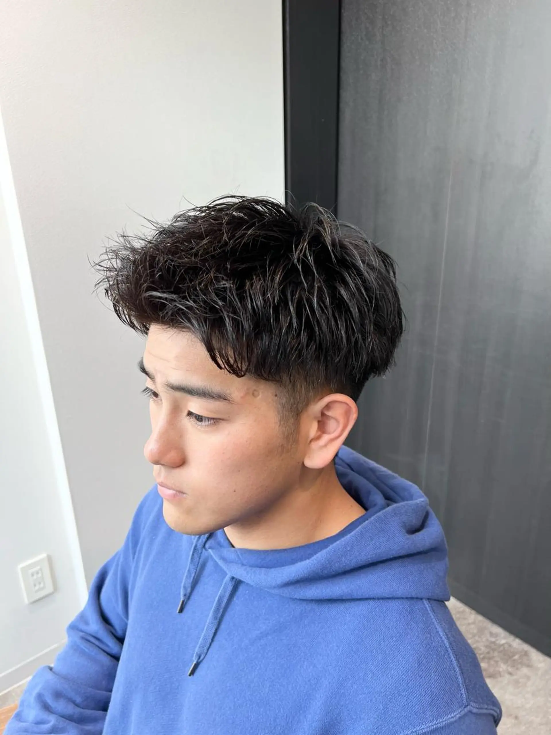 ショート メンズ カット メンズパーマ/ メンズ特化/寺阪拓真のヘアスタイル