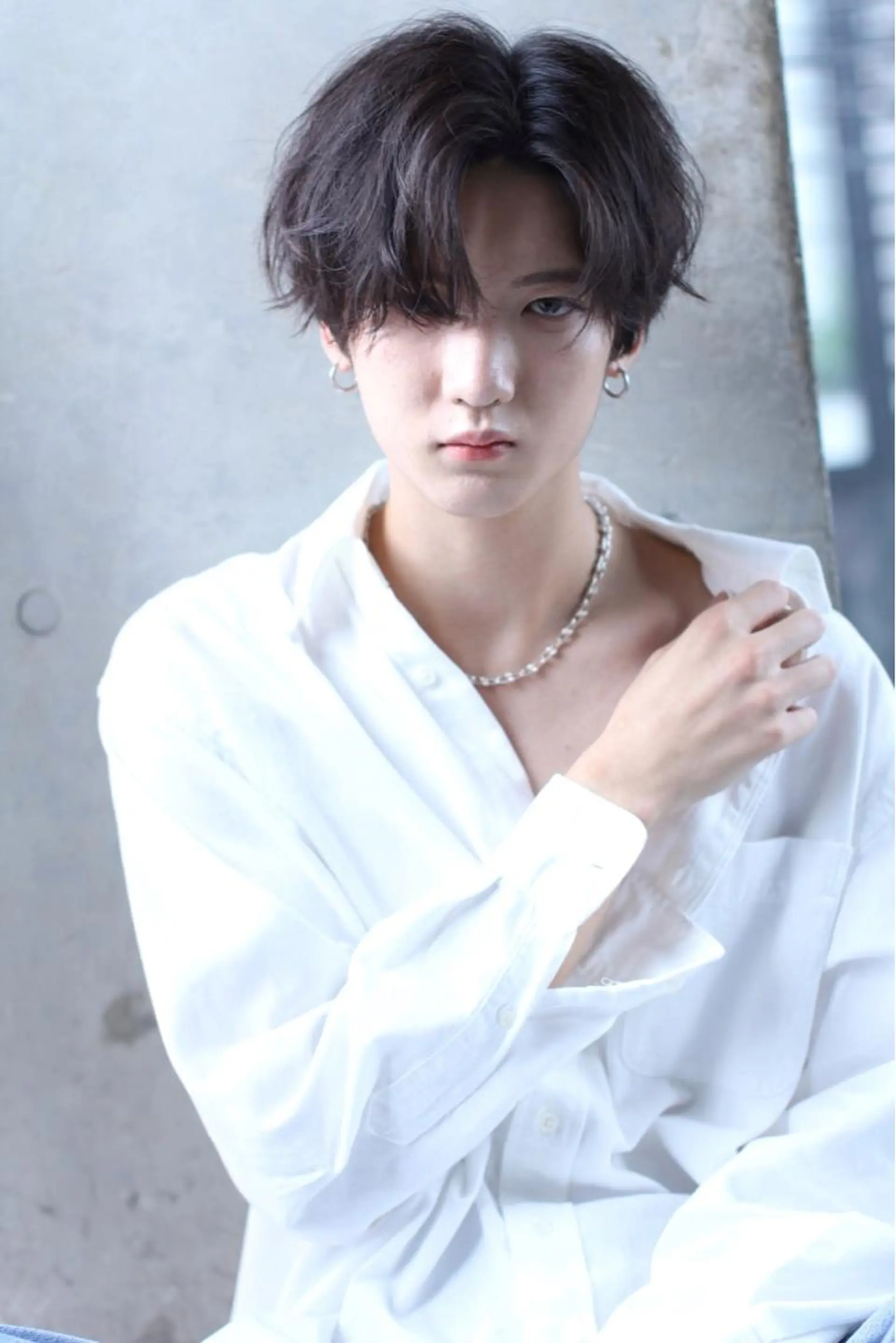 メンズ センターパート メンズパーマ カット パーマ トリートメント 【メンズ特化】 ムネカタ アキトのヘアスタイル