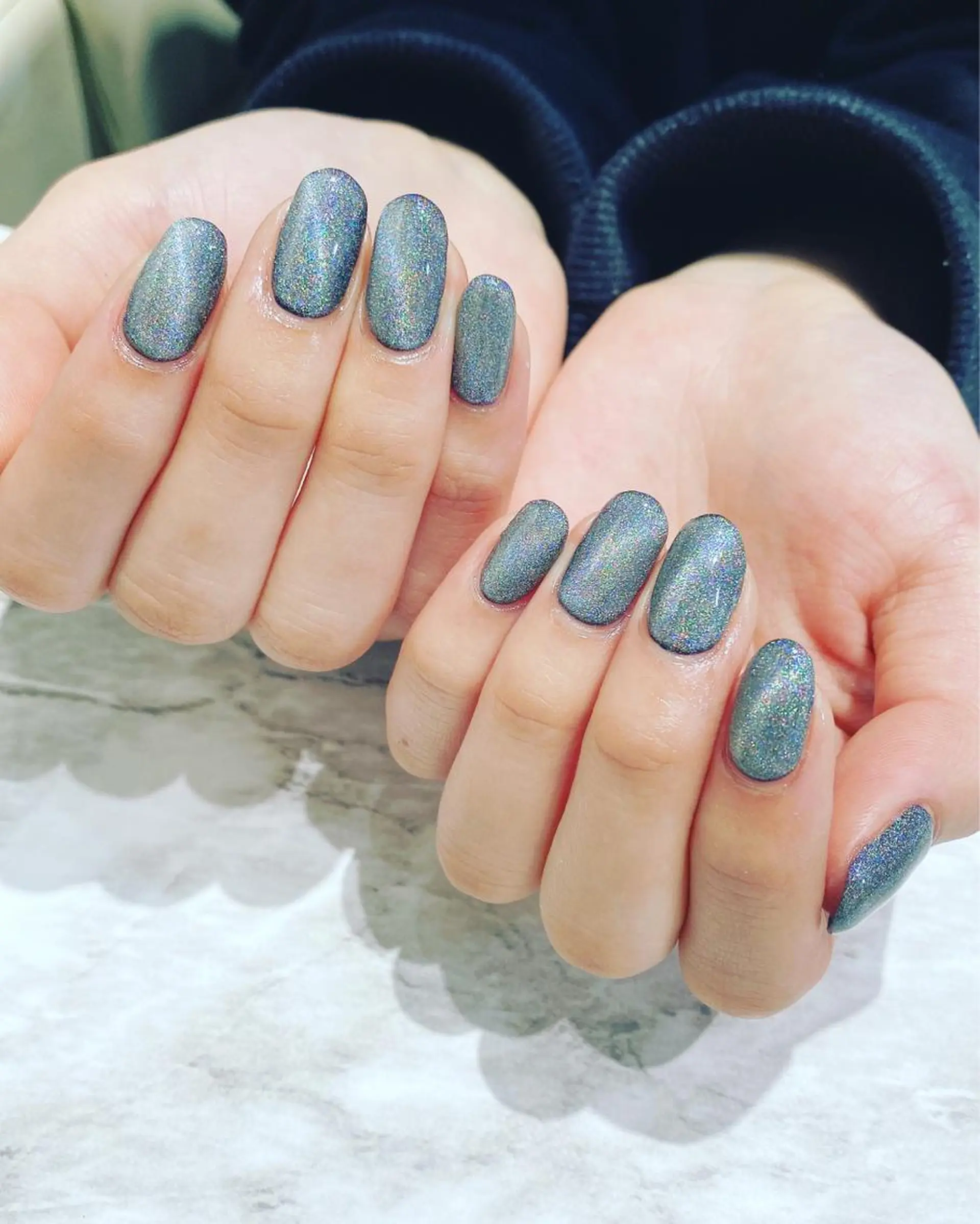 ネイル マグネットネイル ワンカラーネイル ハンドネイル フットネイル ハンドケア nail salon  AlgeTy所属・✴︎:.｡. MAKI.｡.:✴︎のネイルデザイン