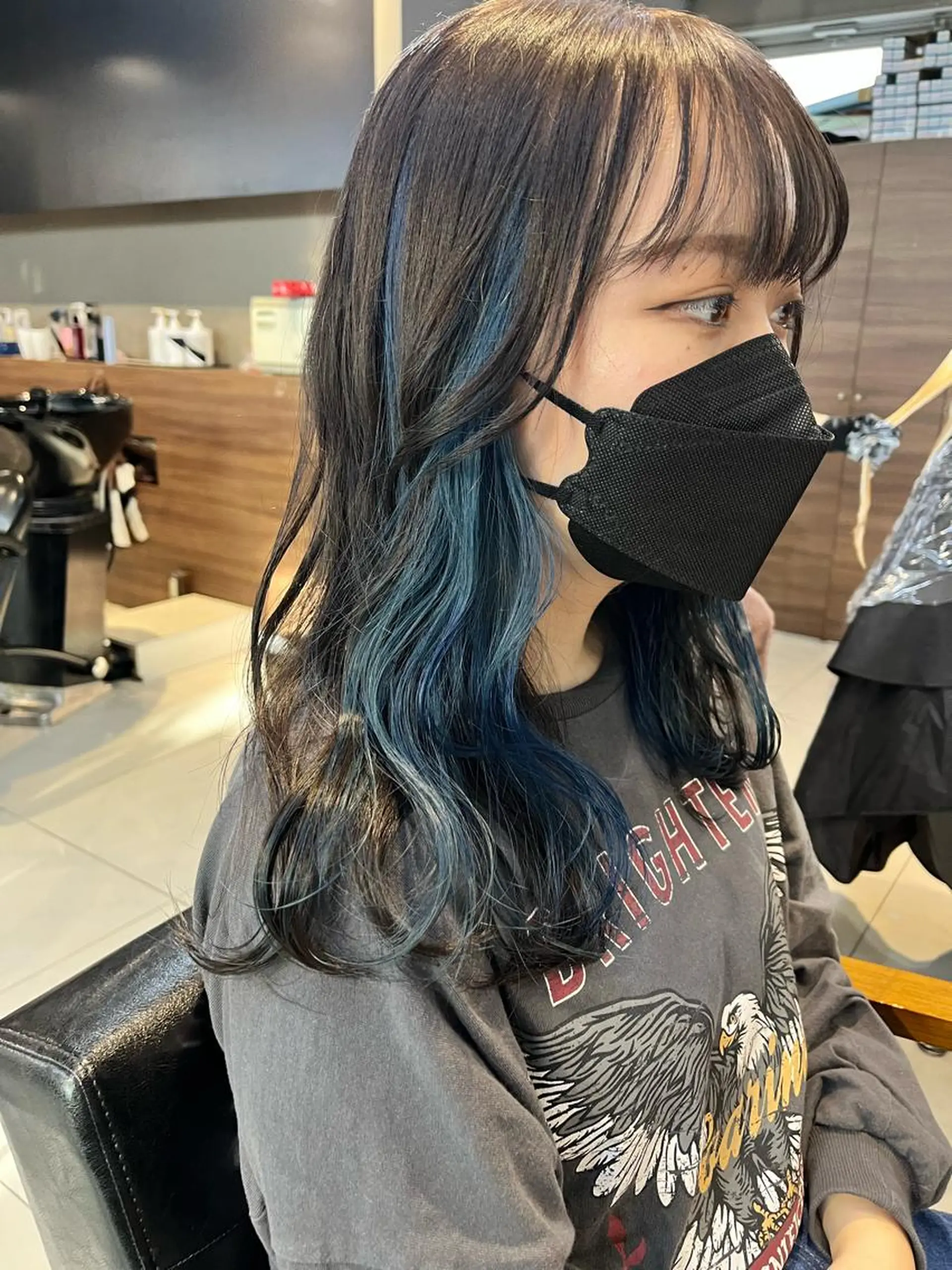 ロング カラー ヘアアレンジ キッズ ネイル マツエク・マツパ アイブロウ ヘアカラー トリートメント GO TODAY SHAiRE SALON所属・透明感カラー🤎 ゆりのヘアスタイル