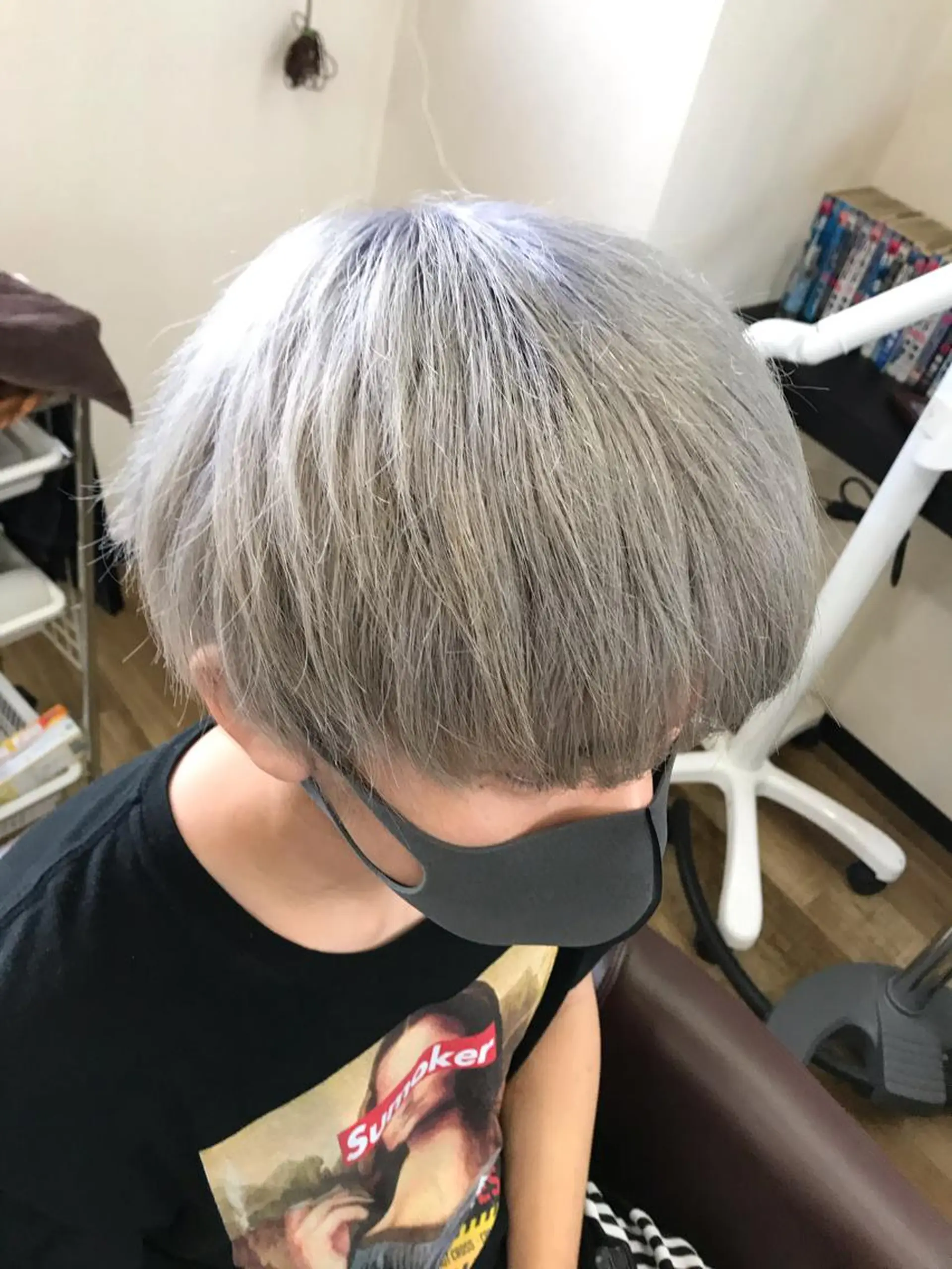ショート カラー メンズ 髪質改善×艶カラー ANDIAMO 楓のヘアスタイル