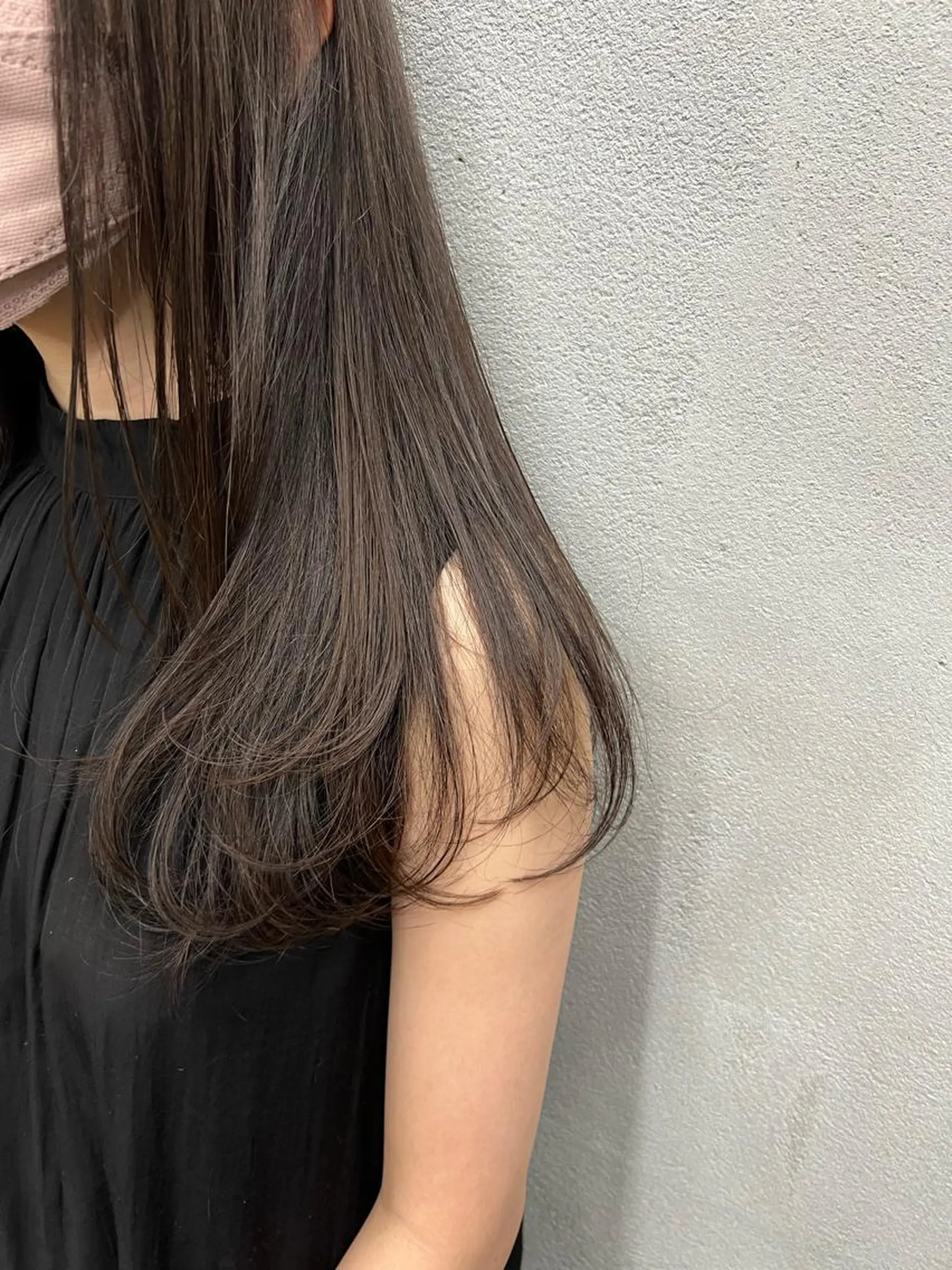 セミロング カラー レイヤーカット カット ヘアカラー トリートメント お顔まわりカット🌱 emo.村松泉綺のヘアスタイル