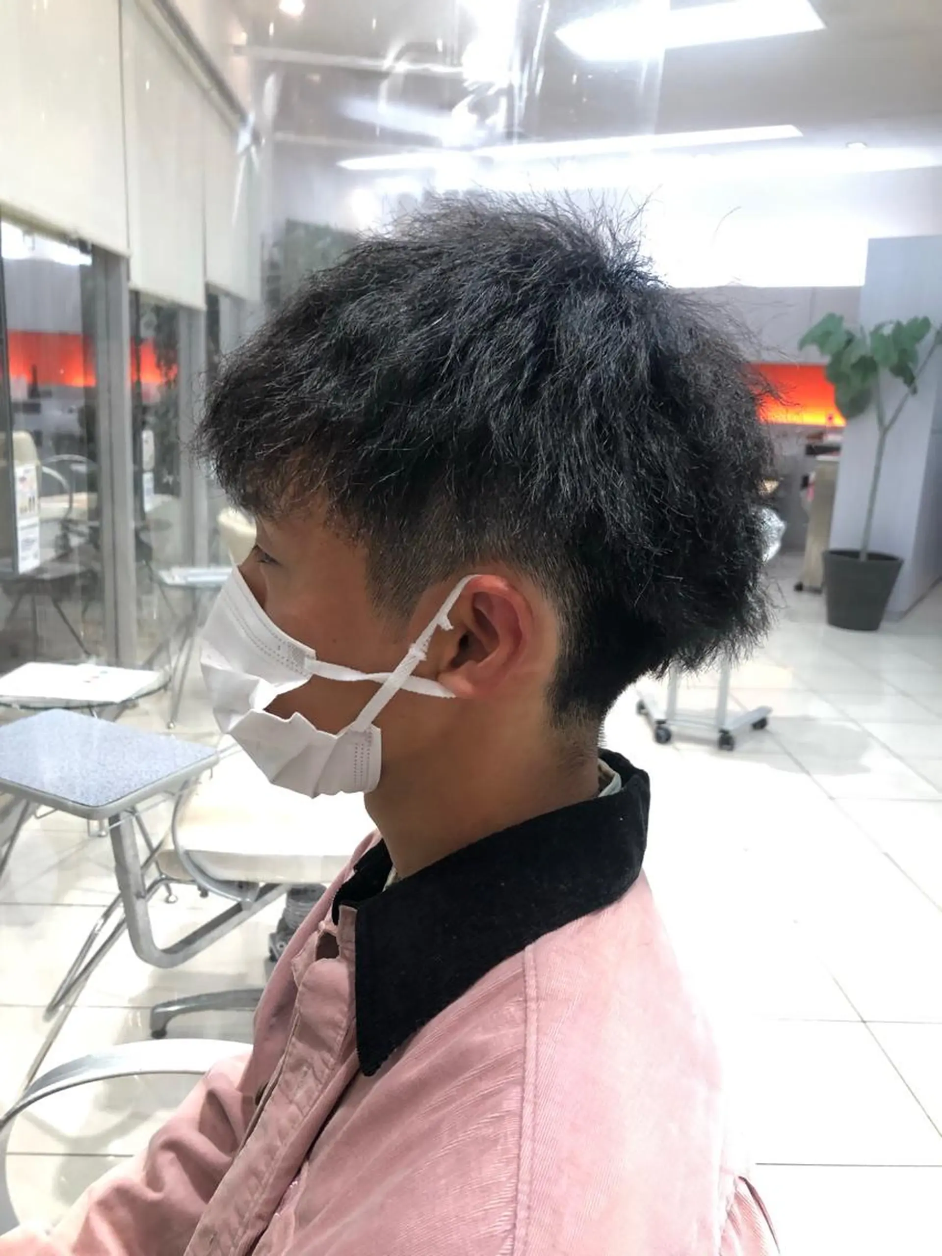 ショート パーマ メンズ メンズパーマ ツイストスパイラルパーマ スパイラルパーマ FORTE MiLA 新居尚志のヘアスタイル