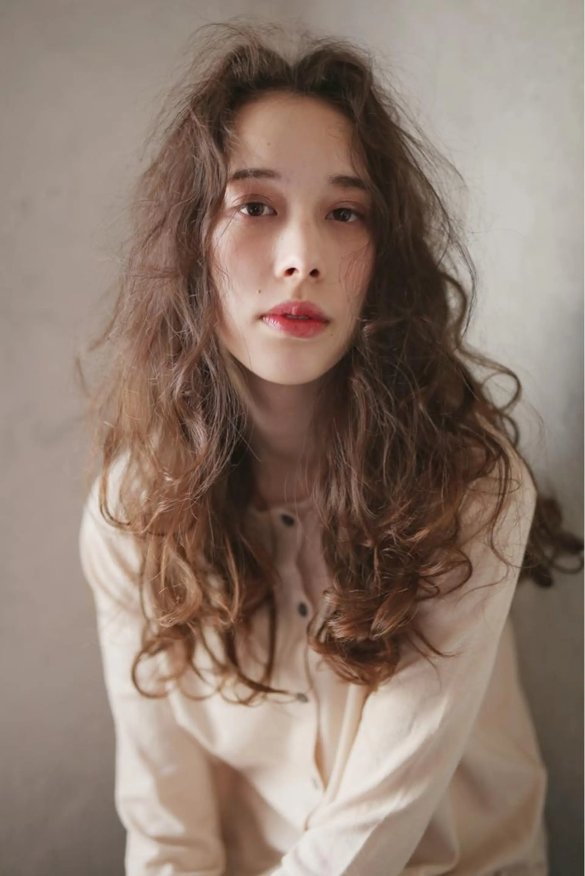 ロング パーマ/透明感カラー /ボブ/吉田一生のヘアスタイル