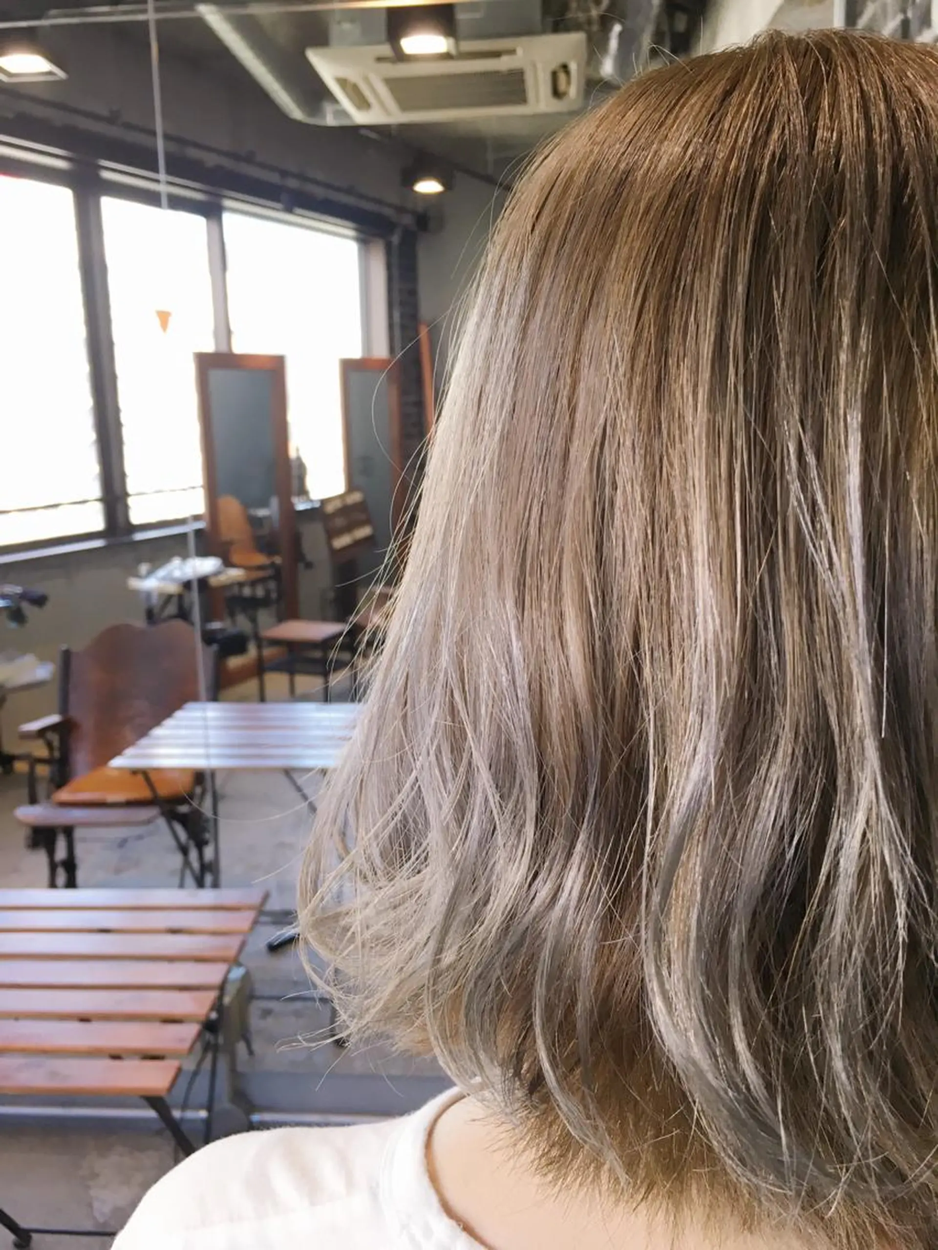 ミディアム カラー ヘアカラー トリートメント 代表 中島貴志のヘアスタイル