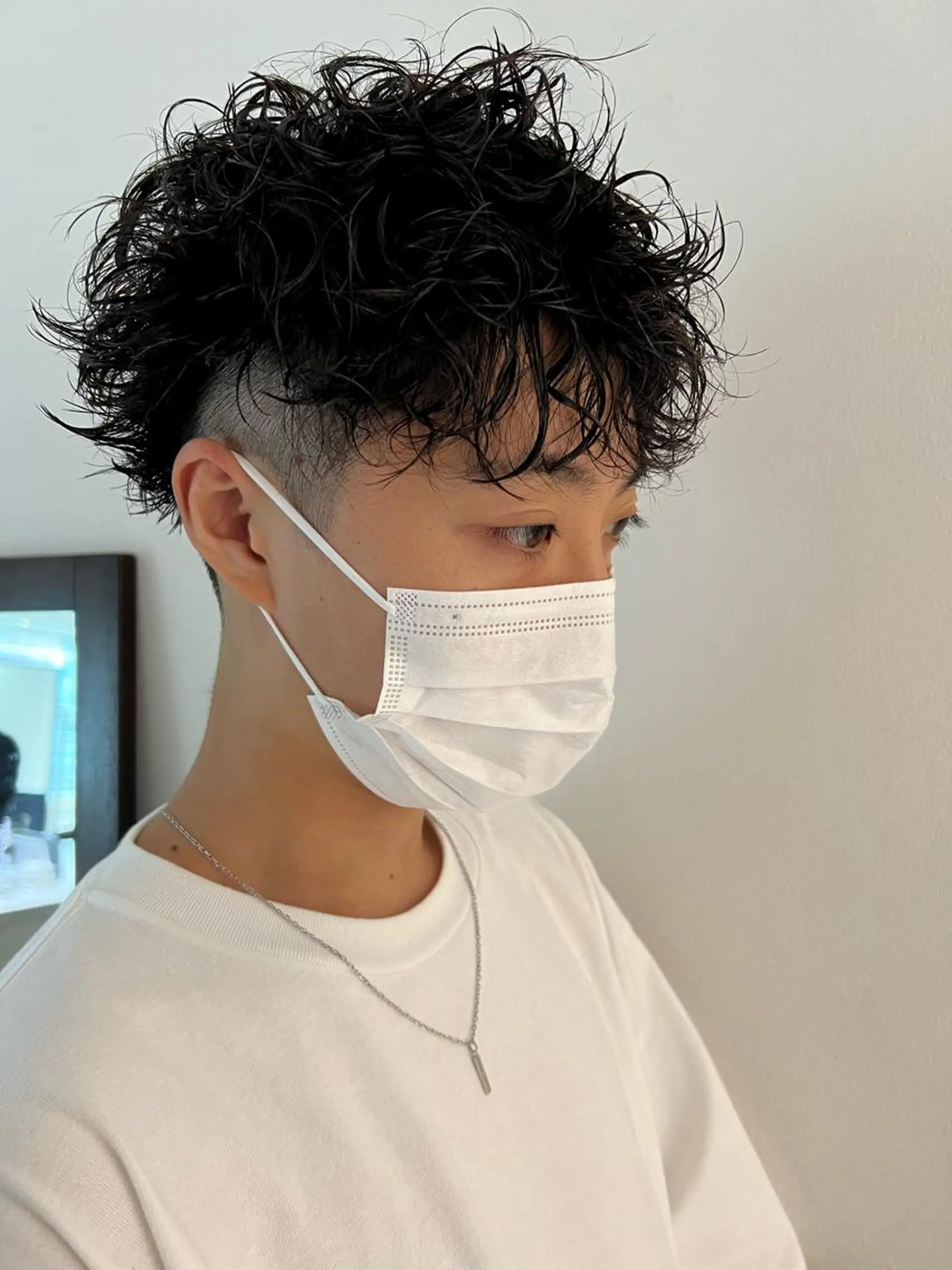 ショート パーマ メンズ ボブ美容師 /馬場 翼のヘアスタイル