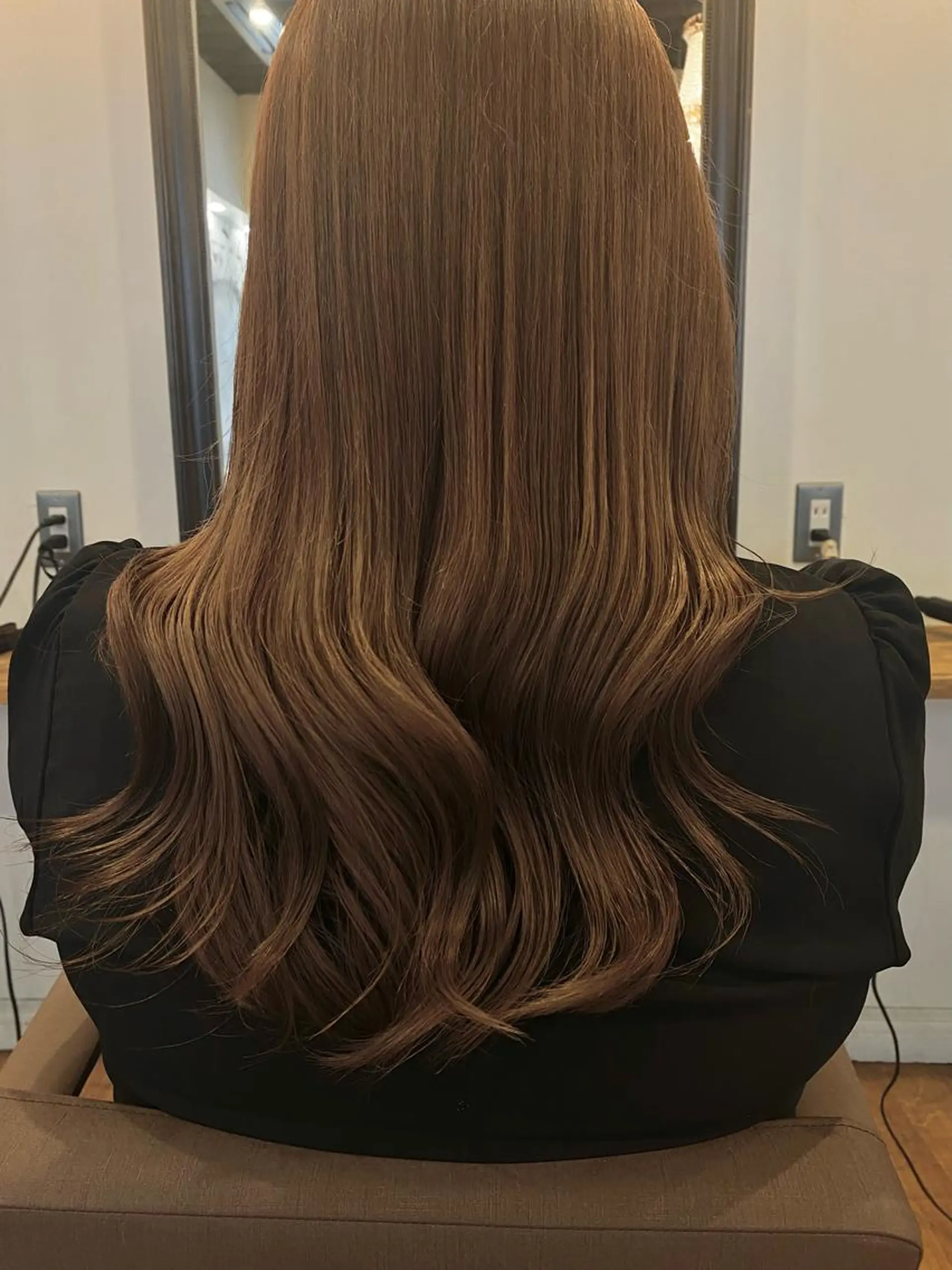 ロング カラー カット ヘアカラー 理想のツヤ髪へ 👼谷山　潮音👼のヘアスタイル