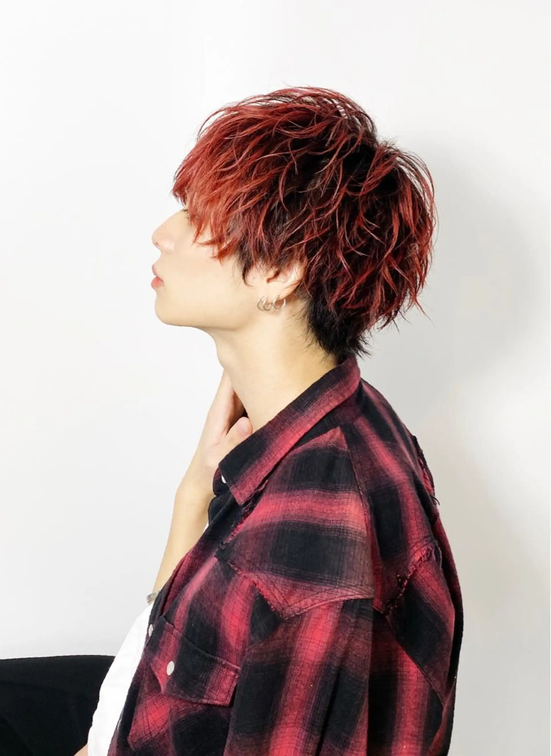 ショート カラー パーマ メンズ 大橋 拓巳のヘアスタイル