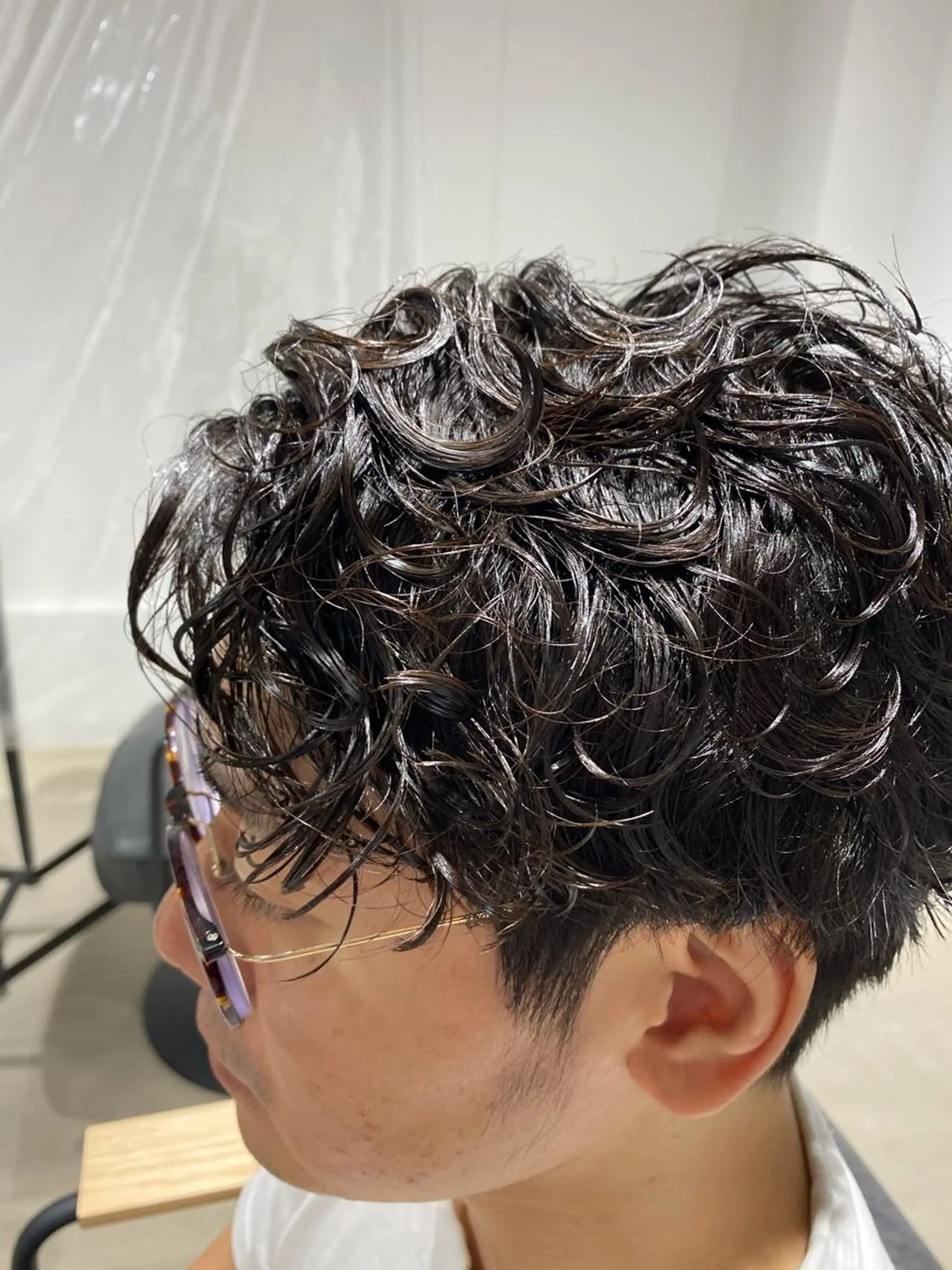 メンズ メンズパーマ メンズツイストパーマ ツイストパーマ カット パーマ 田村 りなのヘアスタイル