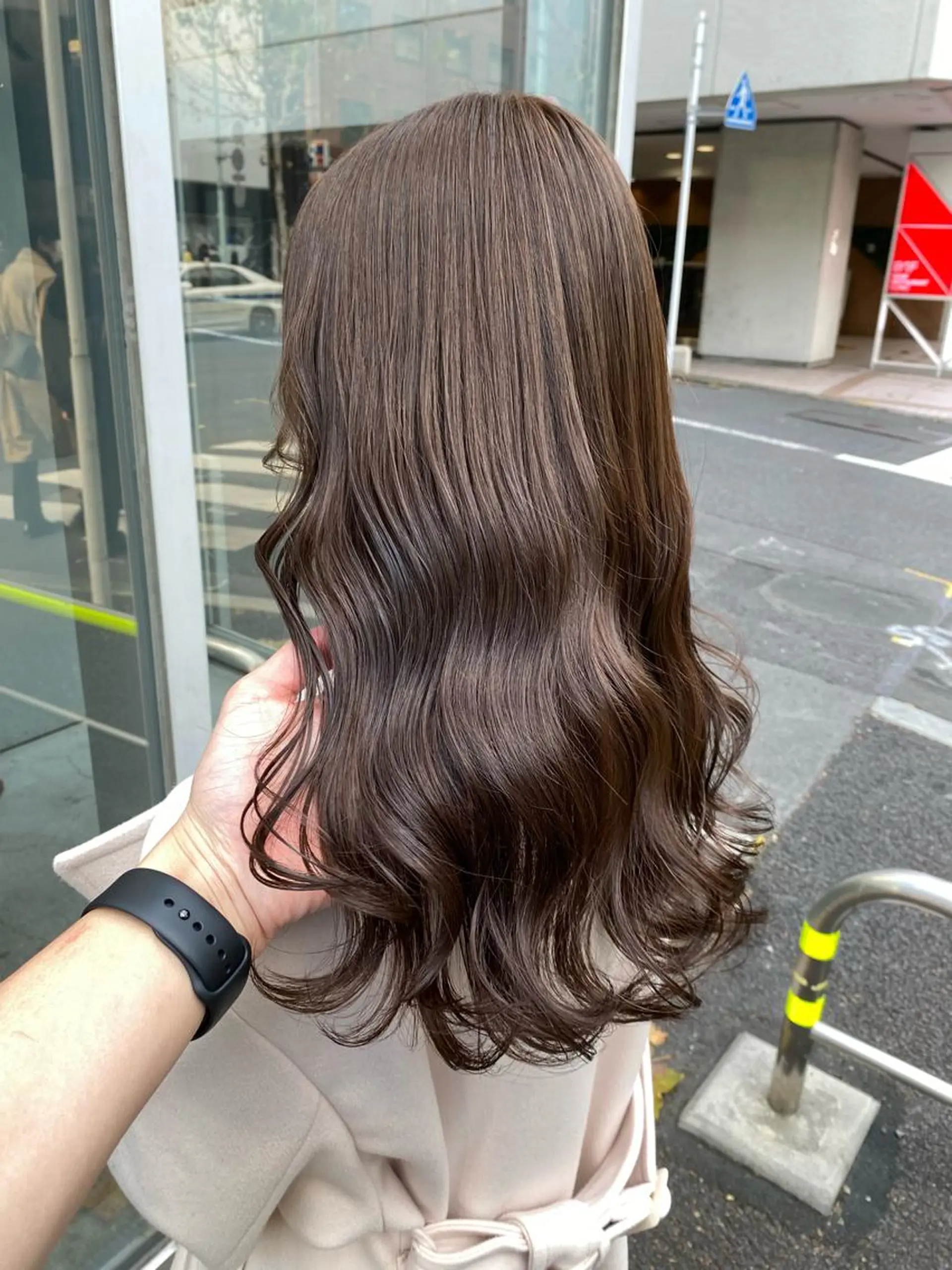 ロング カラー ヘアアレンジ サロウィン渋谷宇田川店所属・ハッシュカット/韓国 レイヤー/Arataのヘアスタイル
