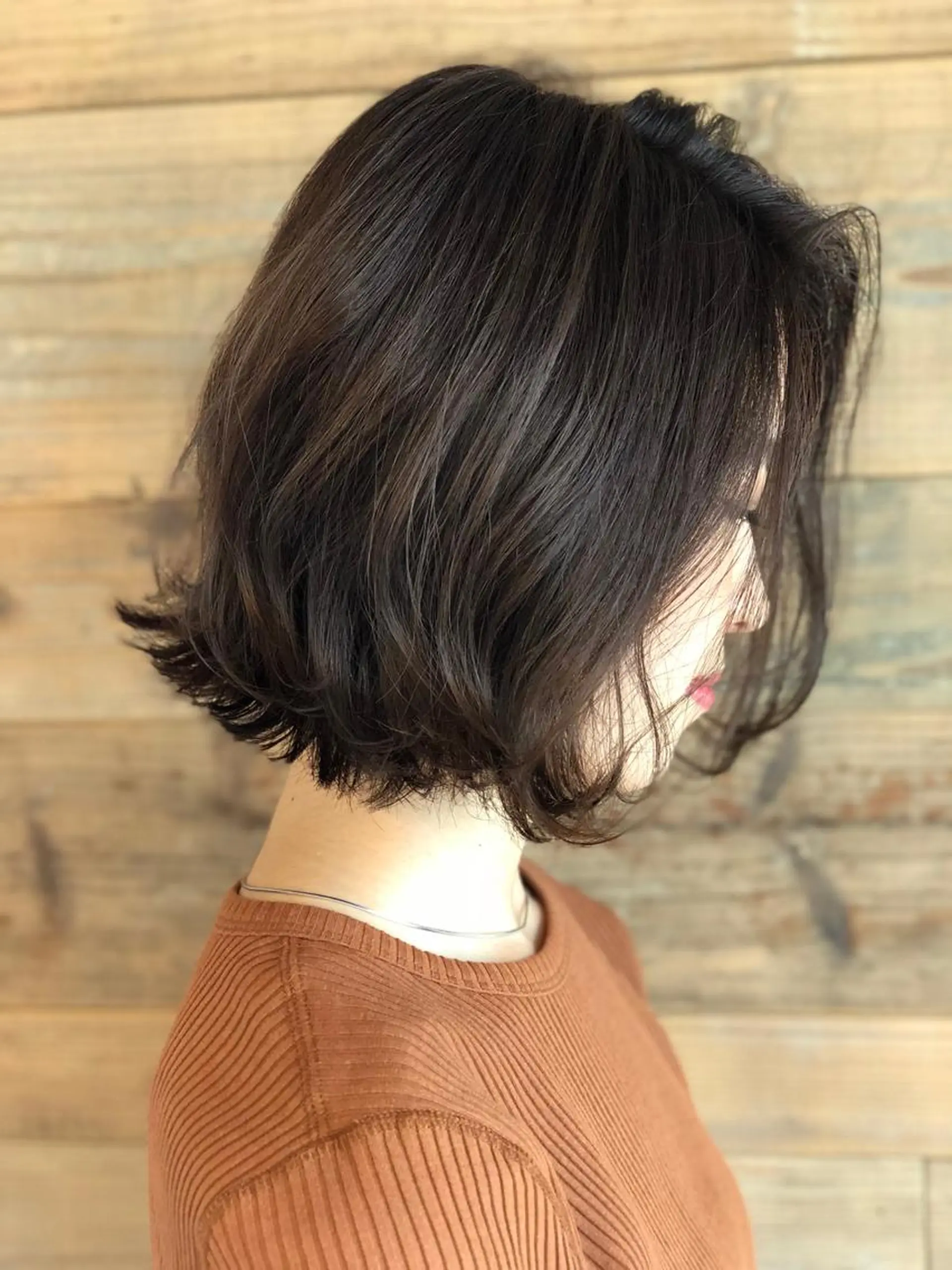 パーマ ショートボブ ボブ ヘアカラー トリートメント 🍒【Lib】 AIRI　🍒のヘアスタイル
