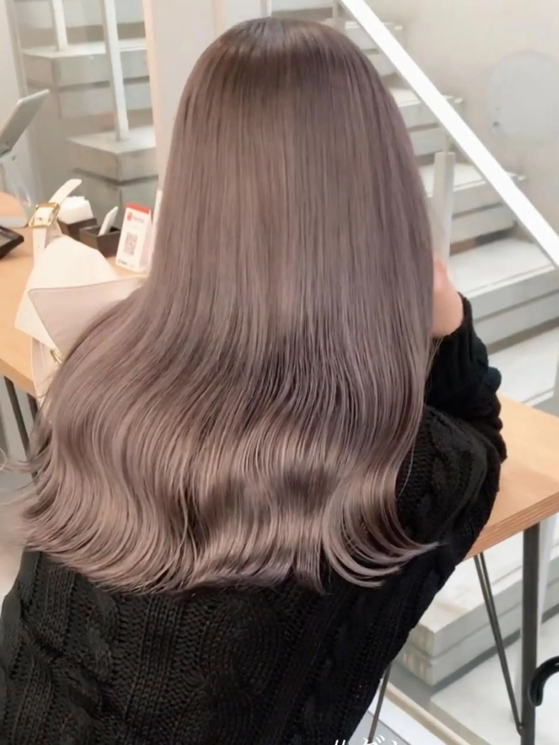 カラー 縮毛矯正モデル募集 RIKOのヘアスタイル