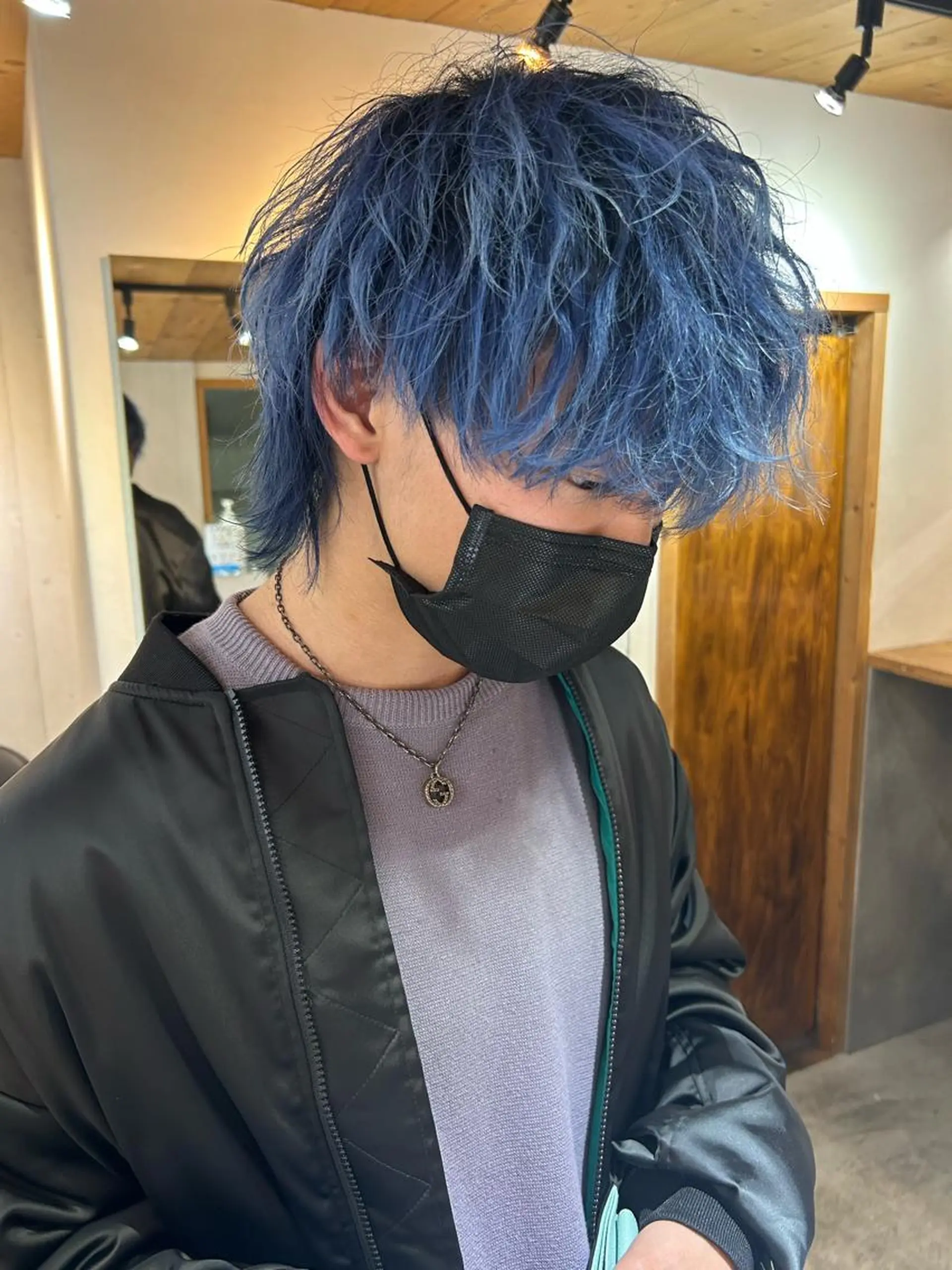 ショート カラー メンズ カット ヘアカラー トリートメント 🧸艶々韓国ヘア 🧁mizunaのヘアスタイル