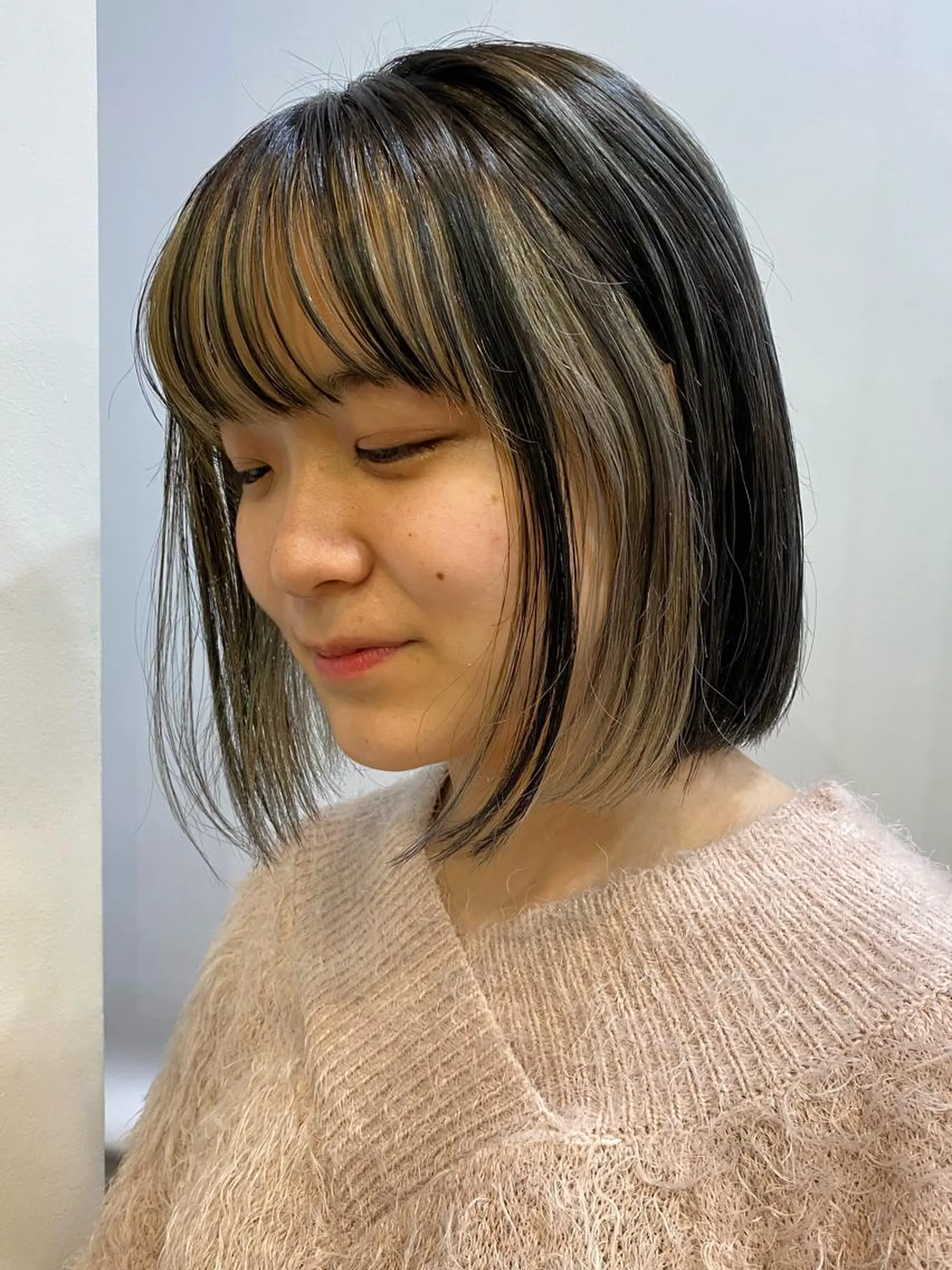 ショート ヘアカラー のりなが れおのヘアスタイル