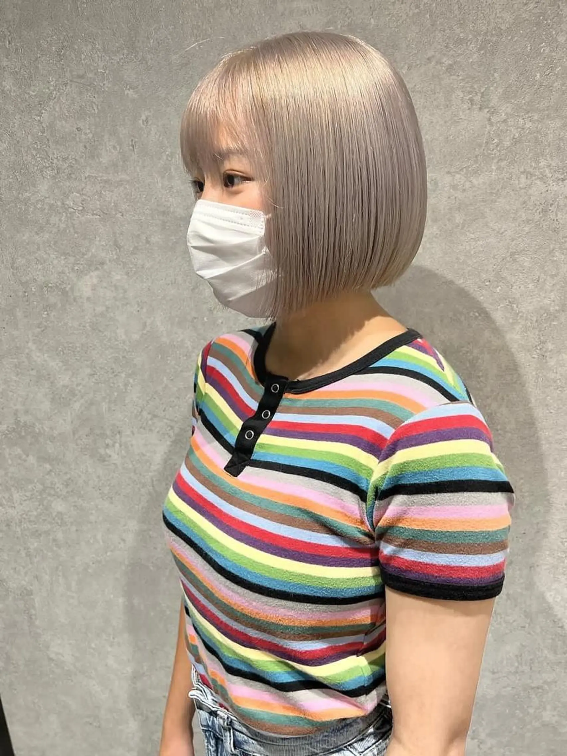 ショート ボブ 似合わせカット カット ヘアカラー トリートメント AI TOKYO　S所属・mizuki 【韓国レイヤー】のヘアスタイル