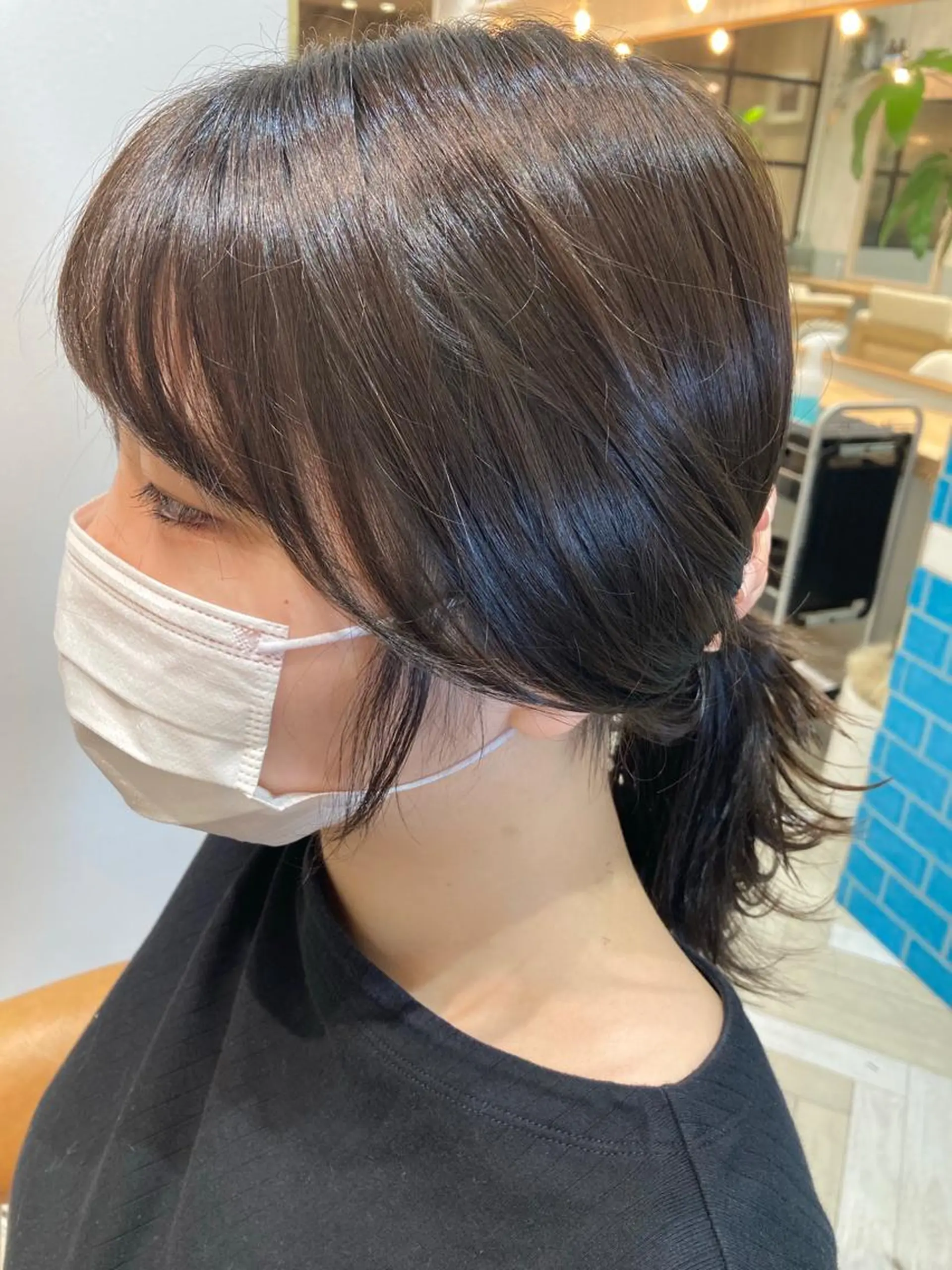 ロング 顔まわりレイヤー 韓国風ヘア レイヤーカット おくれ毛 小顔カット Loom .by Sea  ルームバイシー所属・レイヤー/前髪/ 韓国/CHIHIROのヘアスタイル