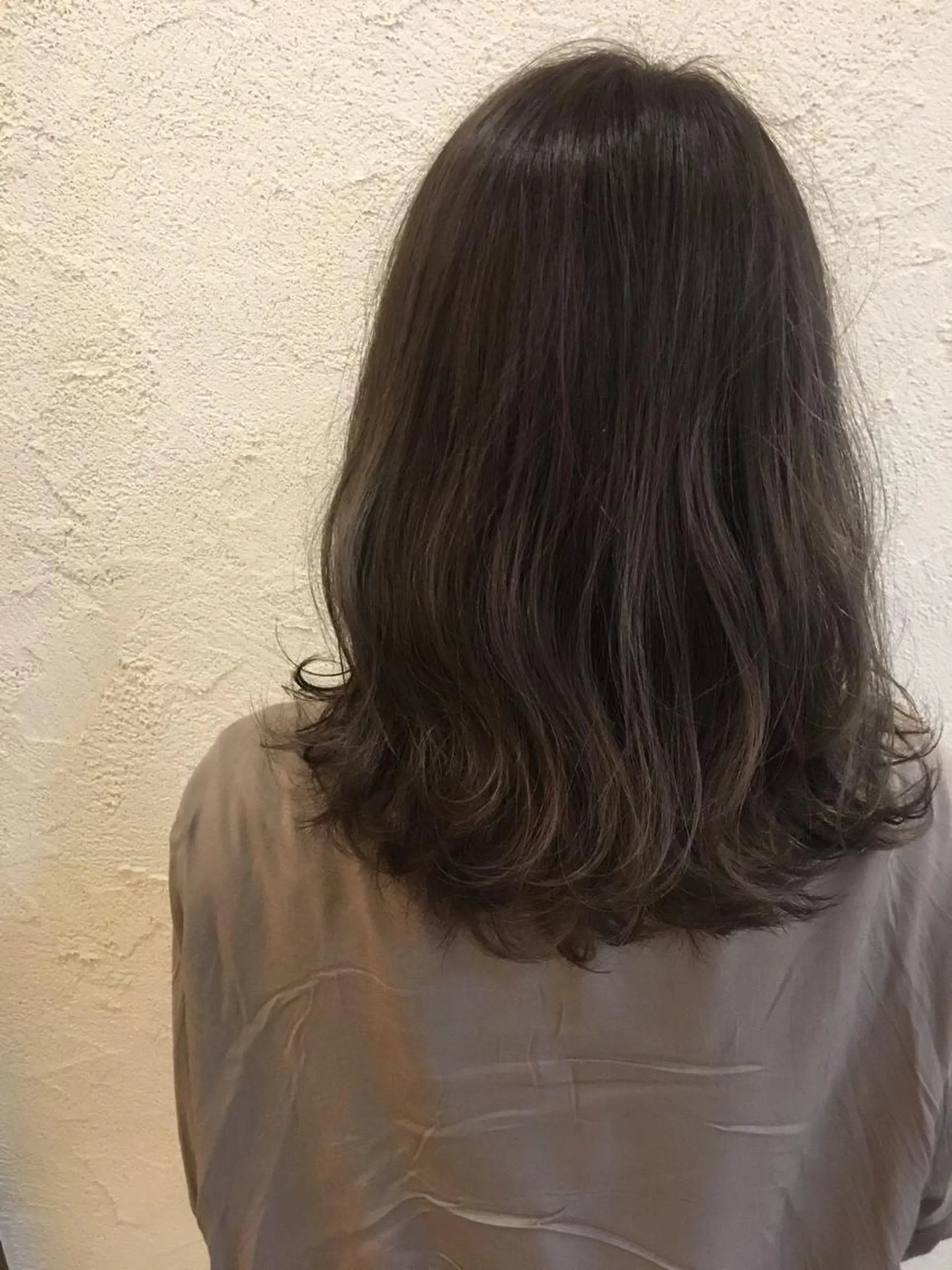 セミロング カラー ヘアアレンジ ベージュカラー ブラウンカラー ブラウンベージュ TAKA 髪質改善のヘアスタイル