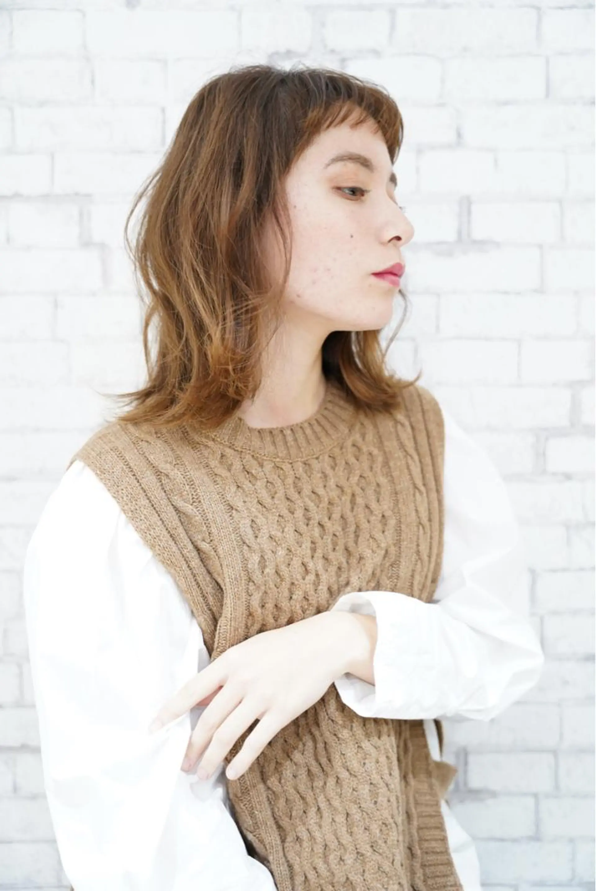 ミディアム ヘアカラー ショートが得意✂️ 藤城建太のヘアスタイル